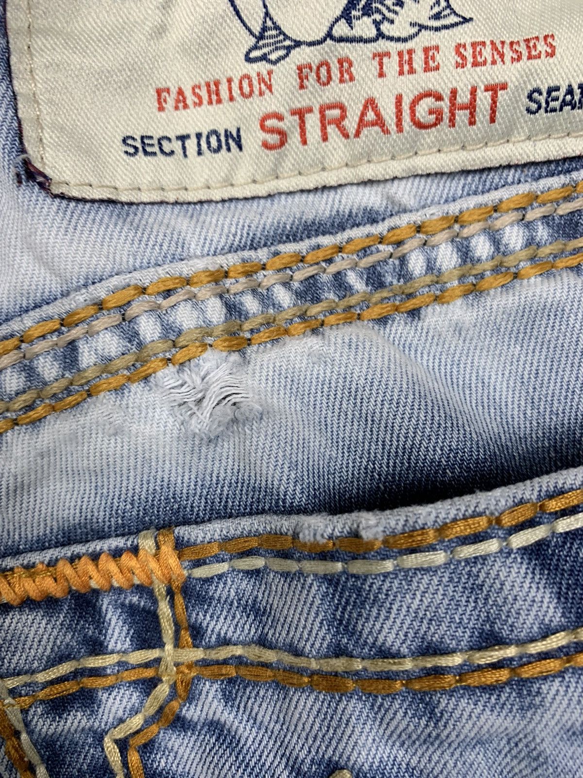 Japanese Brand True Religion Jeans y2k (drip Ed hardy Evisu) Size US 32 / EU 48 - 9 Thumbnail