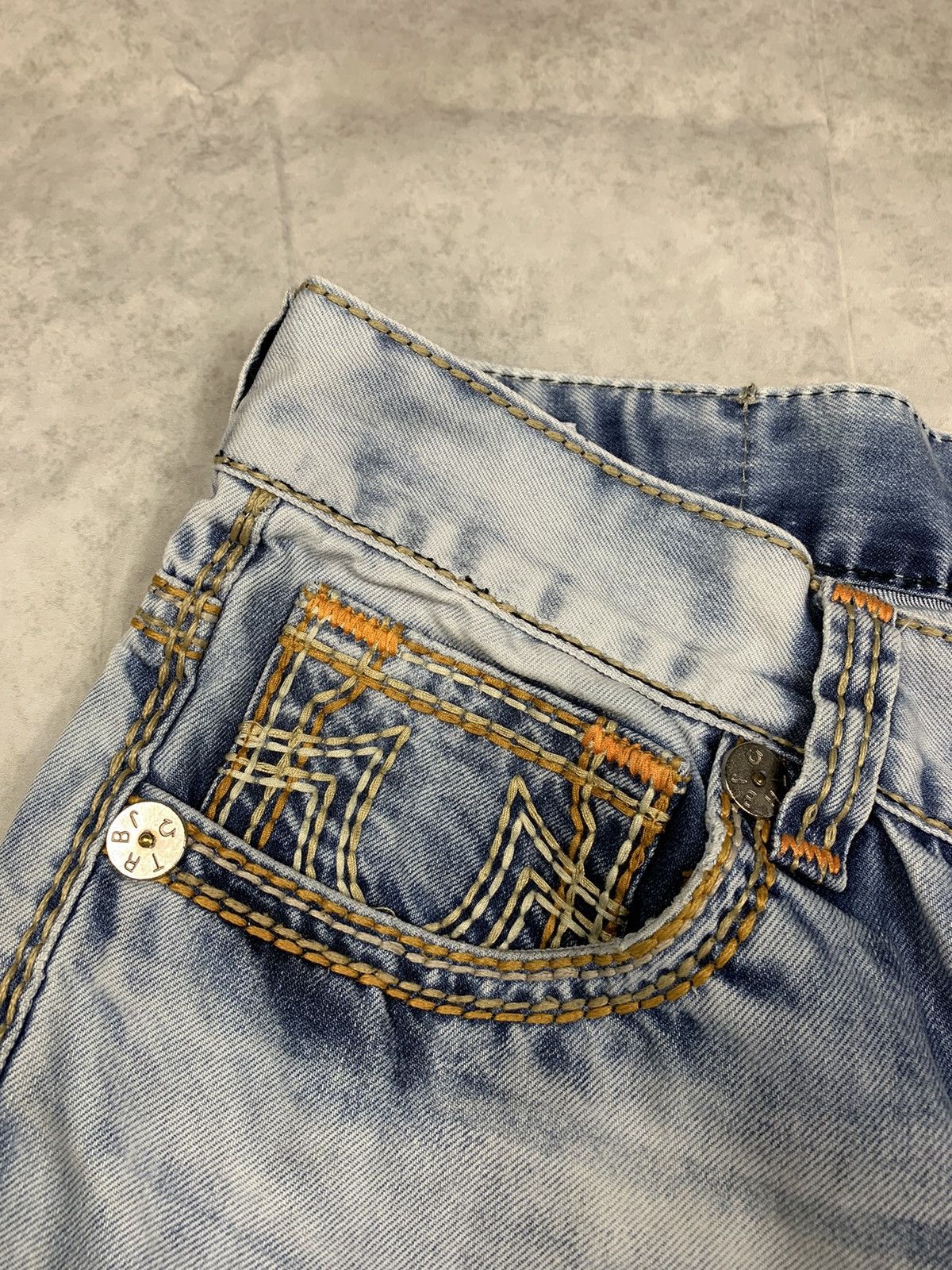 Japanese Brand True Religion Jeans y2k (drip Ed hardy Evisu) Size US 32 / EU 48 - 5 Thumbnail