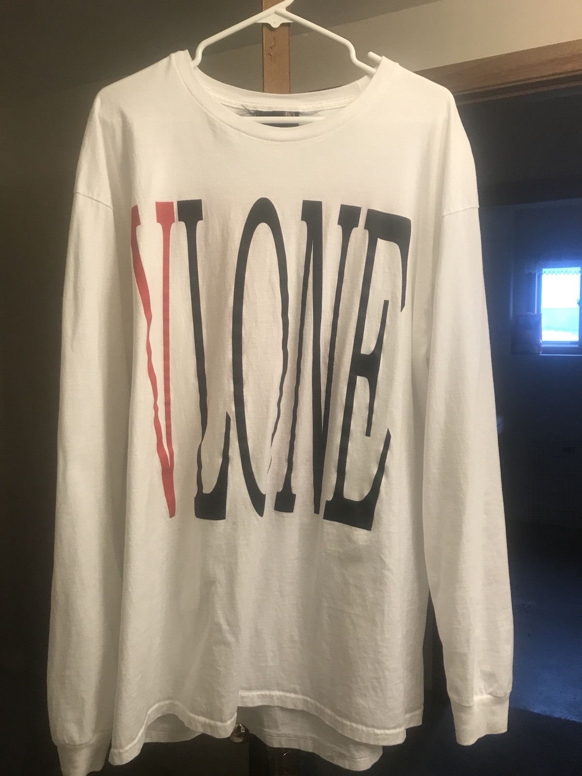 White Reversible VLONE Long Sleeve T Shirt