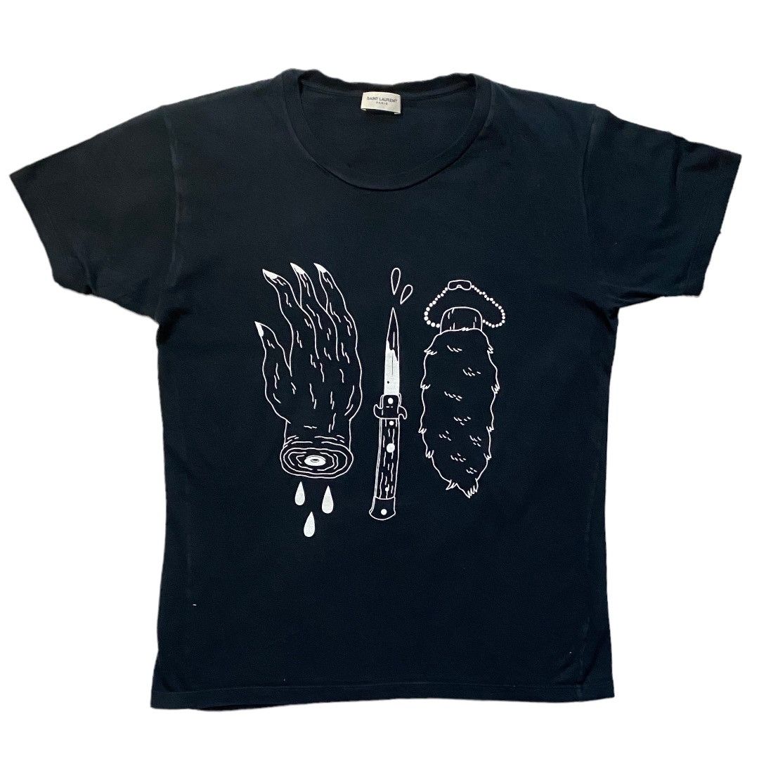 Saint Laurent Paris Saint Laurent AW14 T-Shirt Size US XS / EU 42 / 0 - 1 Thumbnail