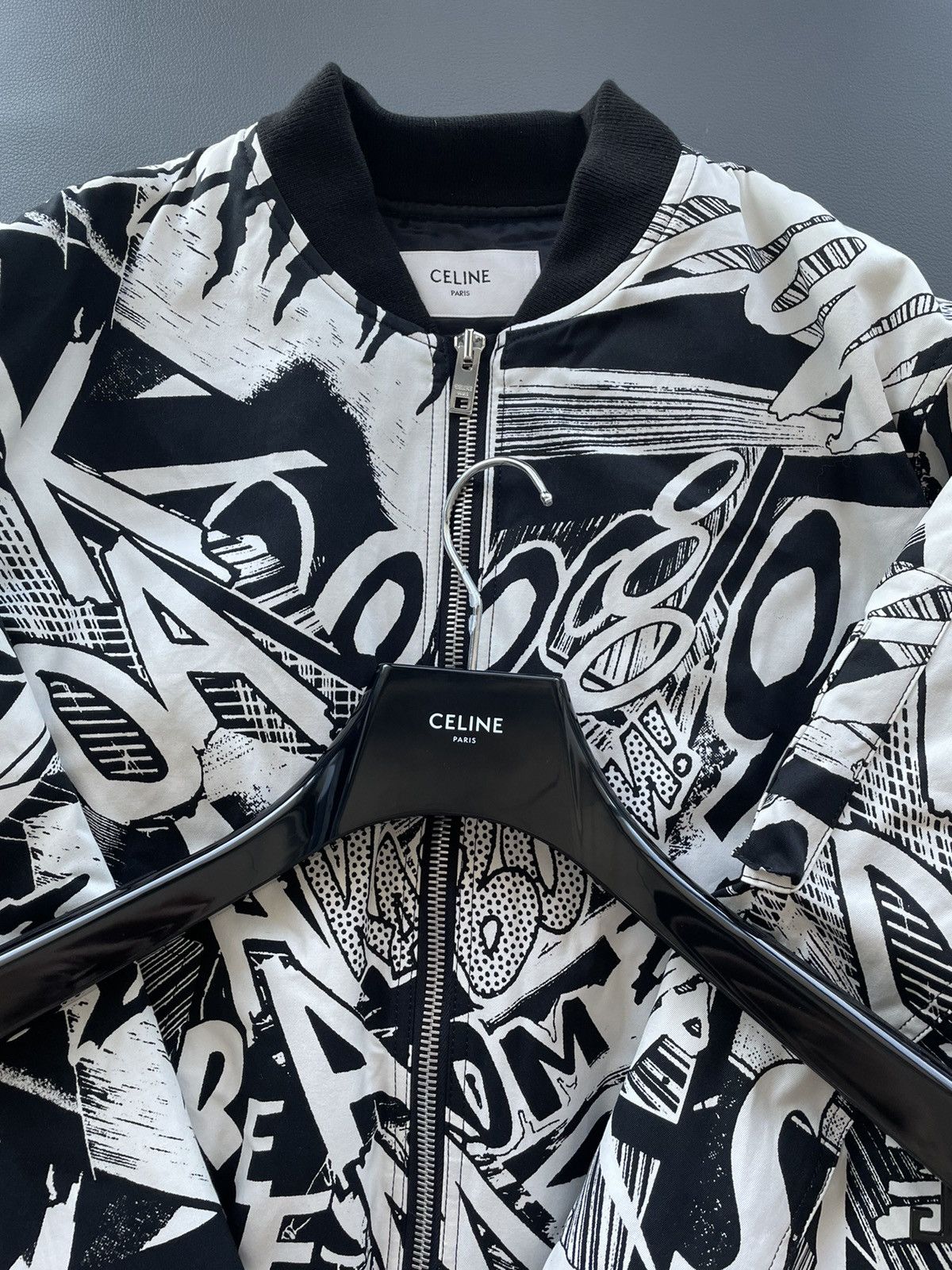 Celine × Hedi Slimane $4k Celine by Hedi Slimane x Christian Marclay Teddy Bomber Size US L / EU 52-54 / 3 - 24 Thumbnail