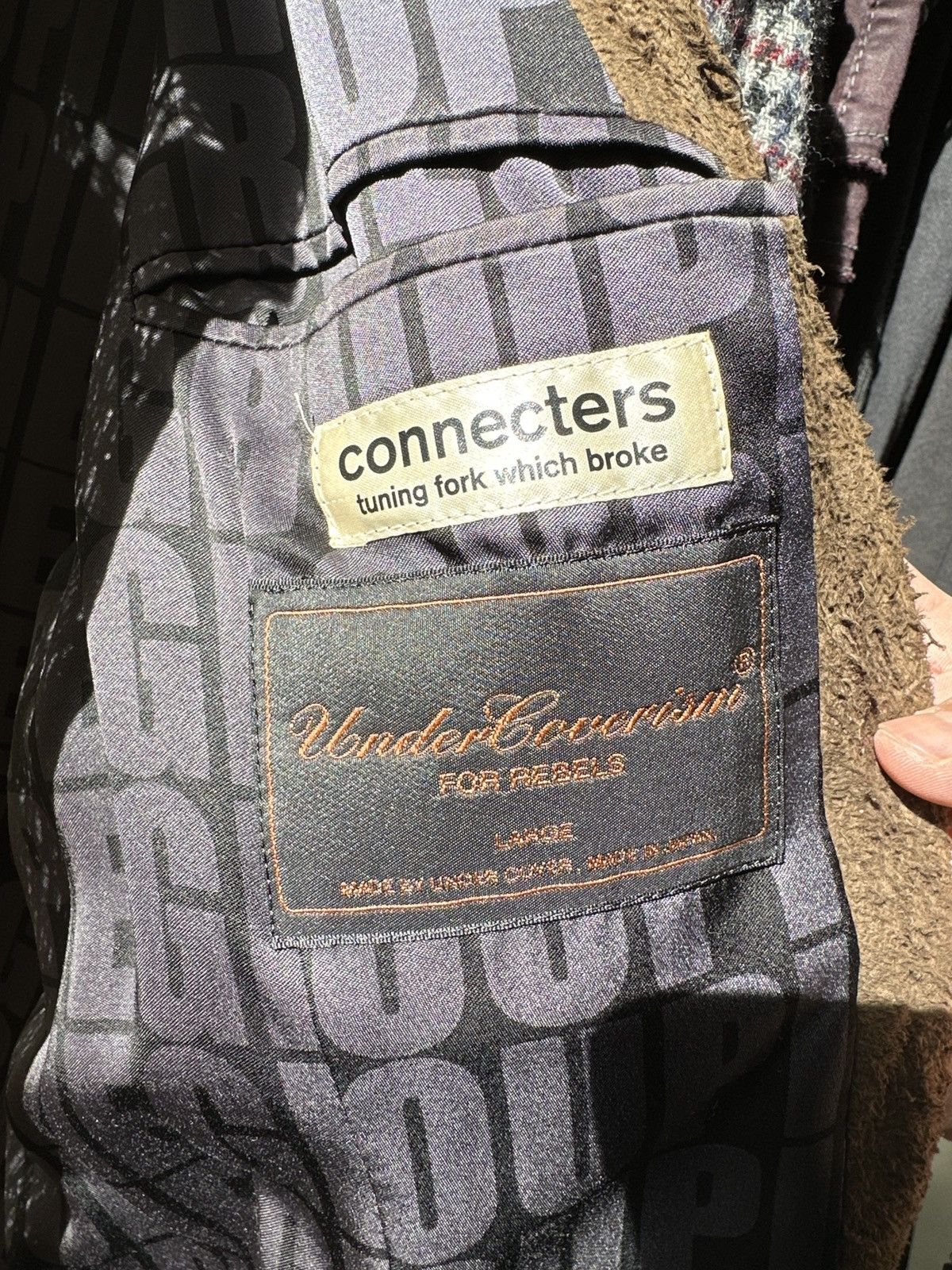 Undercover Blistered Suede "Groupie" Blazer Size US L / EU 52-54 / 3 - 10 Thumbnail