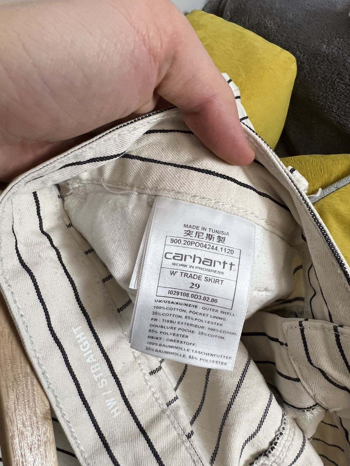 Carhartt Vintage Carhartt Striped Black White Womens Skirt Size 29 Size XL / US 12-14 / IT 48-50 - 7 Thumbnail