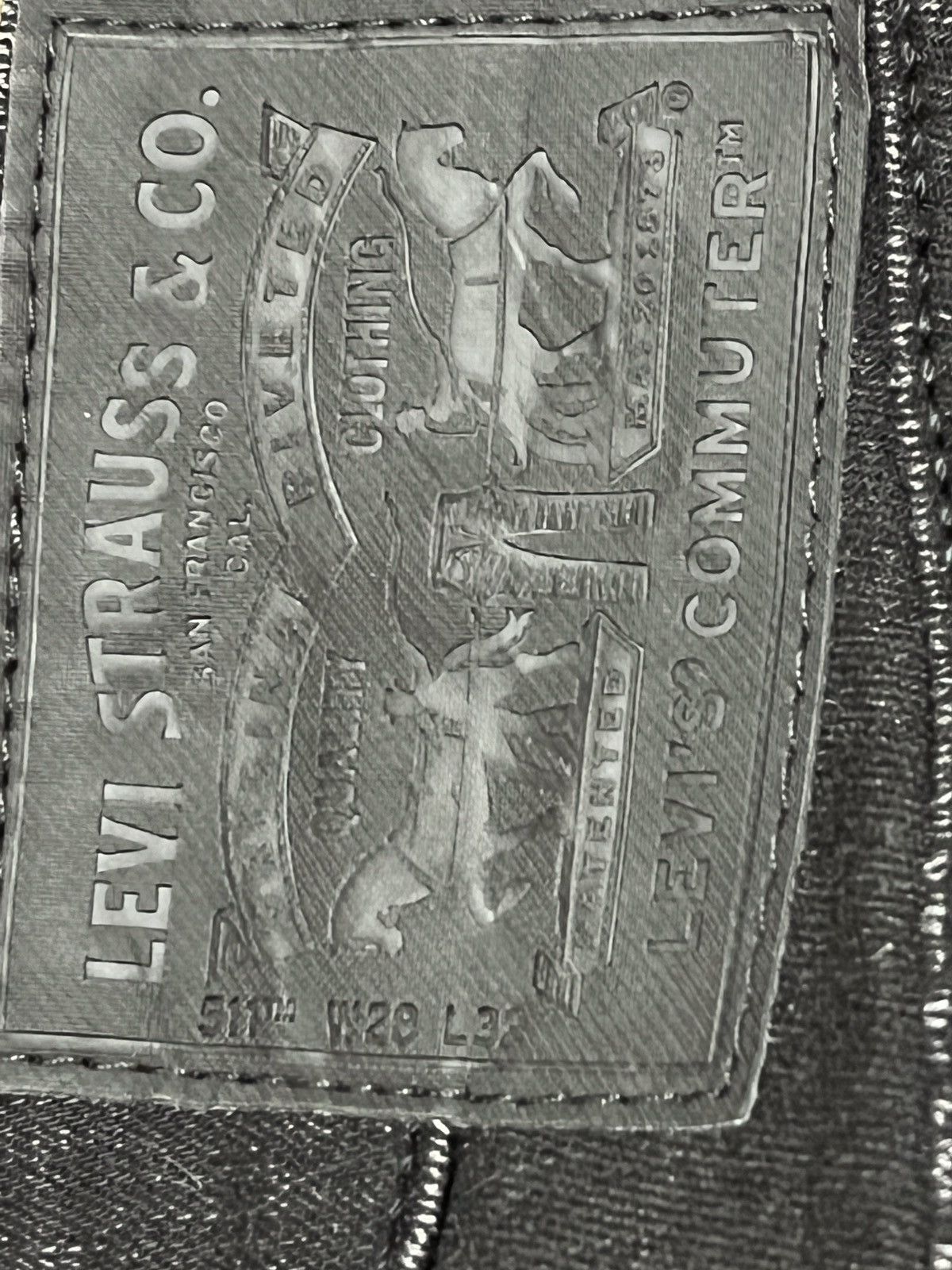 Levis 511 Commuter Black Casual Denim