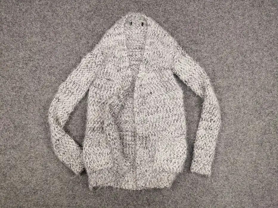 Japanese Brand Vintage 90's Japanese Cardigan Mohair Style Fuzzy Sweater Size XS / US 0-2 / IT 36-38 - 5 Thumbnail