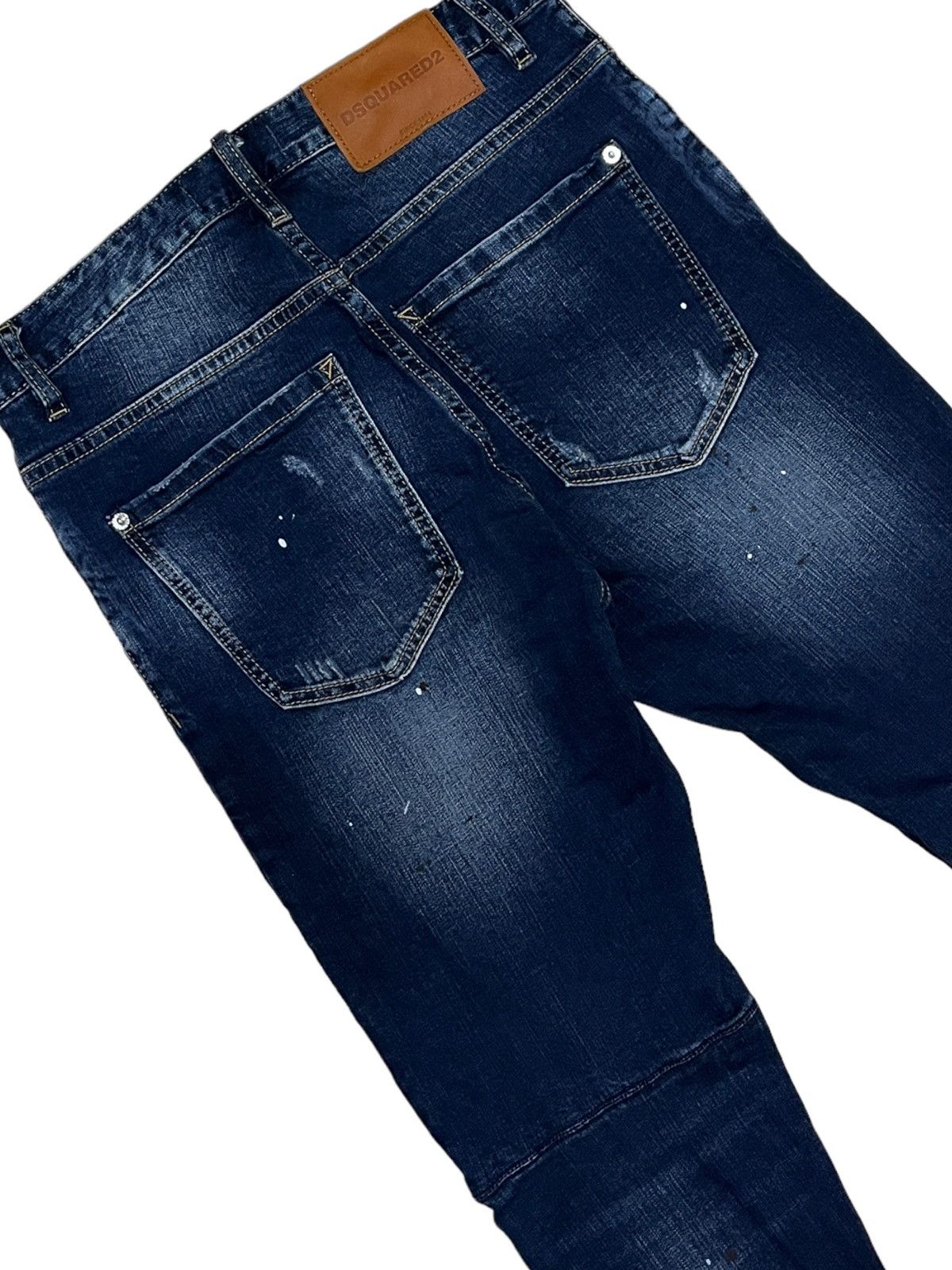 Designer × Dsquared2 Designer Dsquared 2 Splash Distressed Denim Size US 30 / EU 46 - 6 Thumbnail