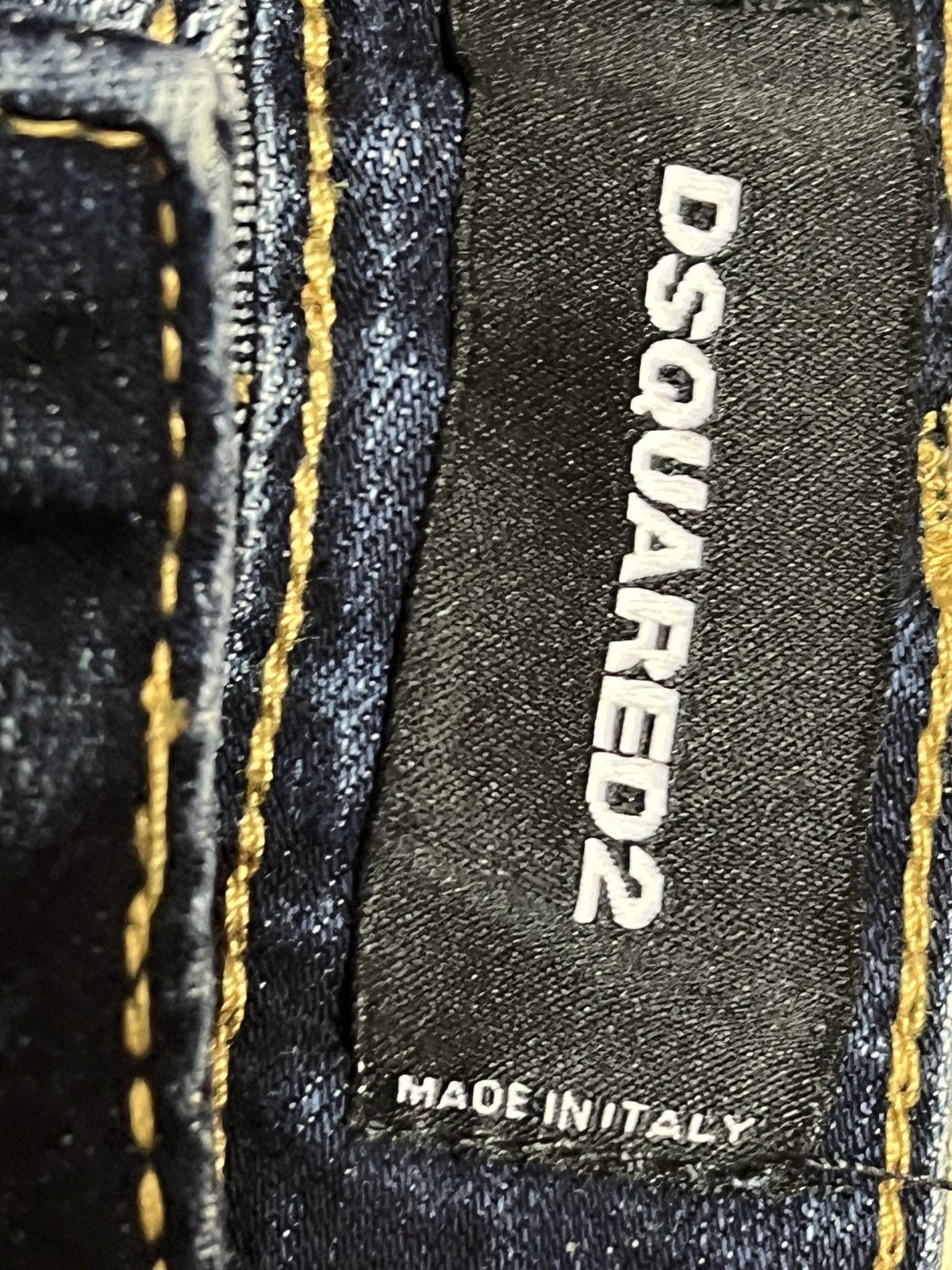 Designer × Dsquared2 Designer Dsquared 2 Splash Distressed Denim Size US 30 / EU 46 - 10 Thumbnail