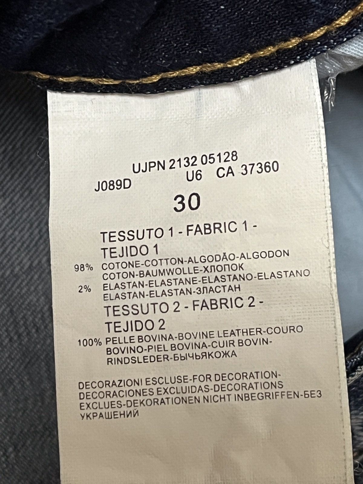 Designer × Dsquared2 Designer Dsquared 2 Splash Distressed Denim Size US 30 / EU 46 - 11 Thumbnail