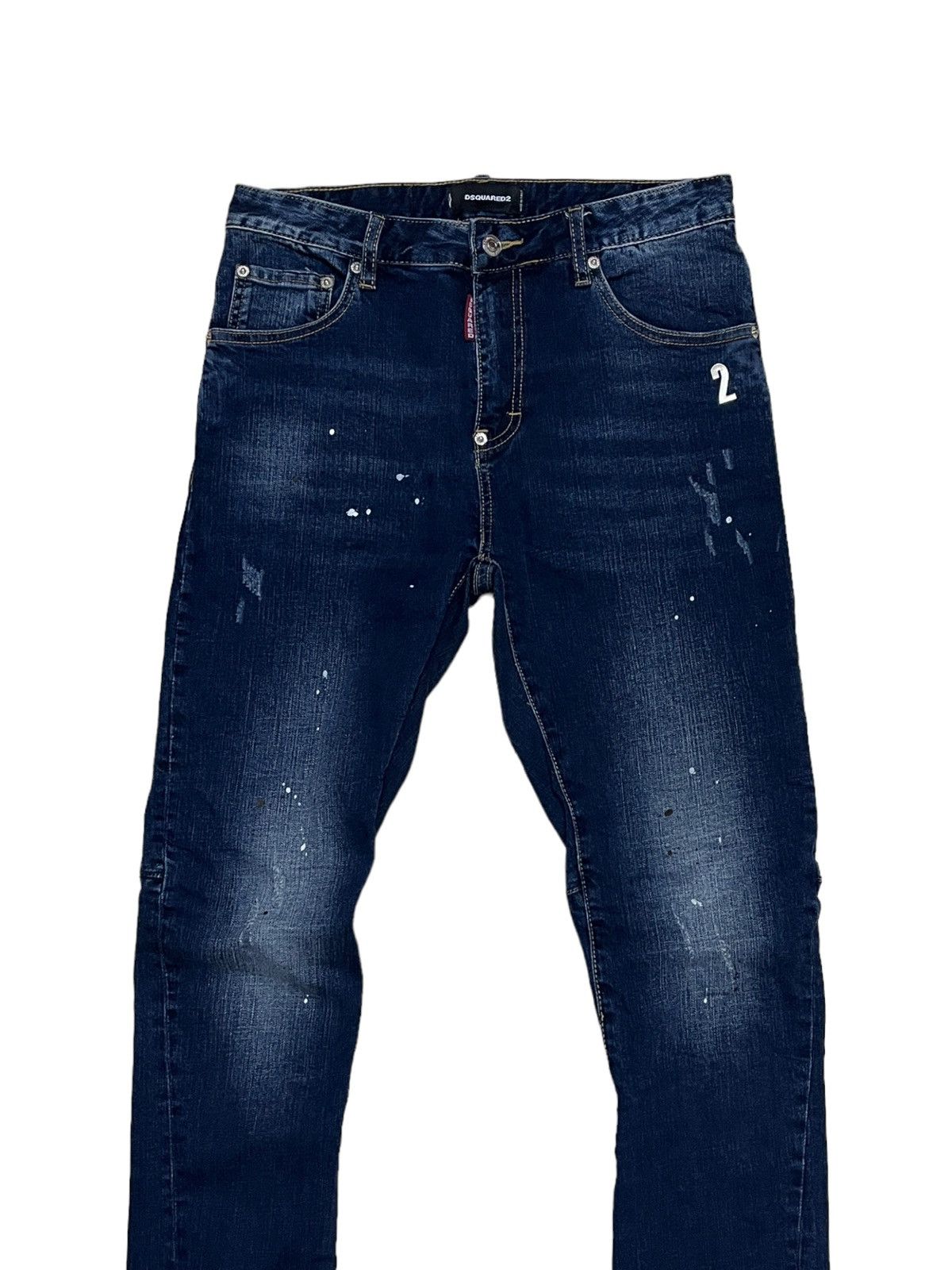 Designer × Dsquared2 Designer Dsquared 2 Splash Distressed Denim Size US 30 / EU 46 - 3 Thumbnail