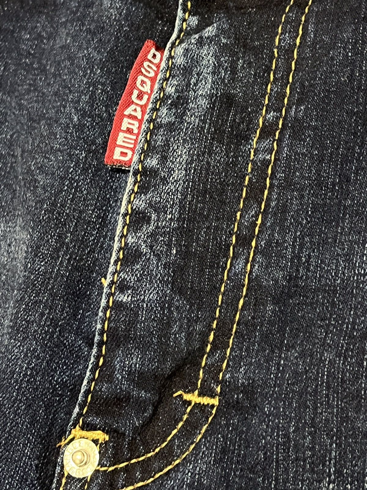 Designer × Dsquared2 Designer Dsquared 2 Splash Distressed Denim Size US 30 / EU 46 - 9 Thumbnail