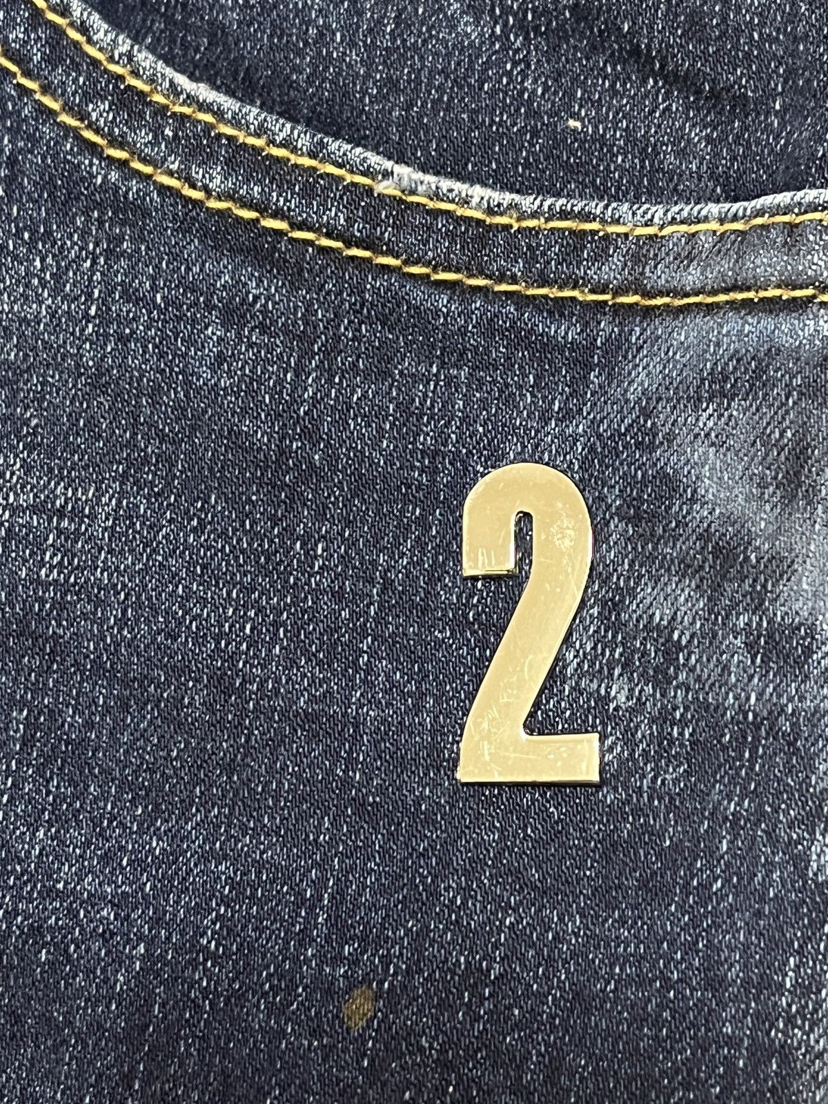 Designer × Dsquared2 Designer Dsquared 2 Splash Distressed Denim Size US 30 / EU 46 - 8 Thumbnail