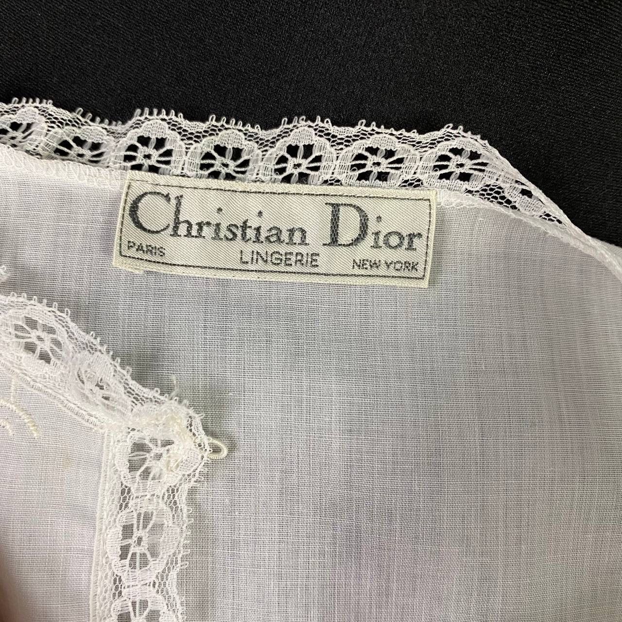 Christian Dior Monsieur Christian Dior intimates Lingerie slip dress nightgown 70s Size M / US 6-8 / IT 42-44 - 10 Thumbnail