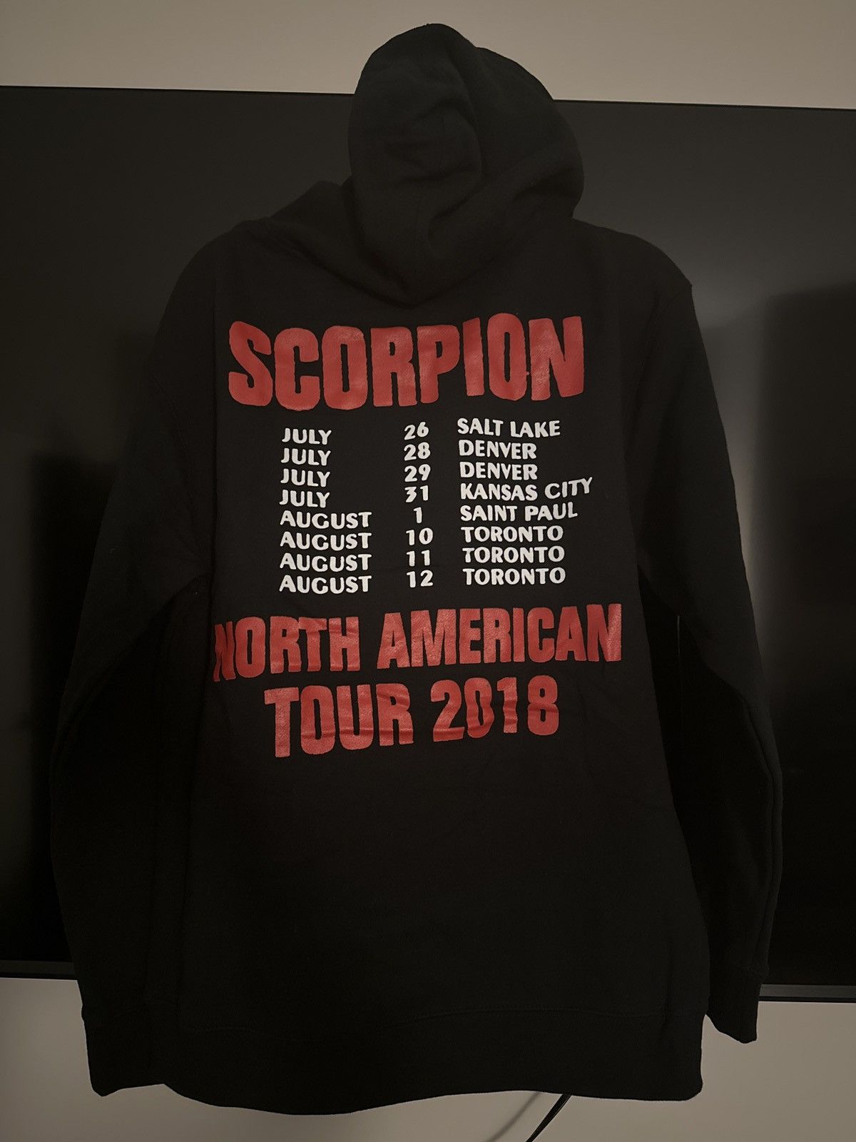 Drake tour hoodie on sale