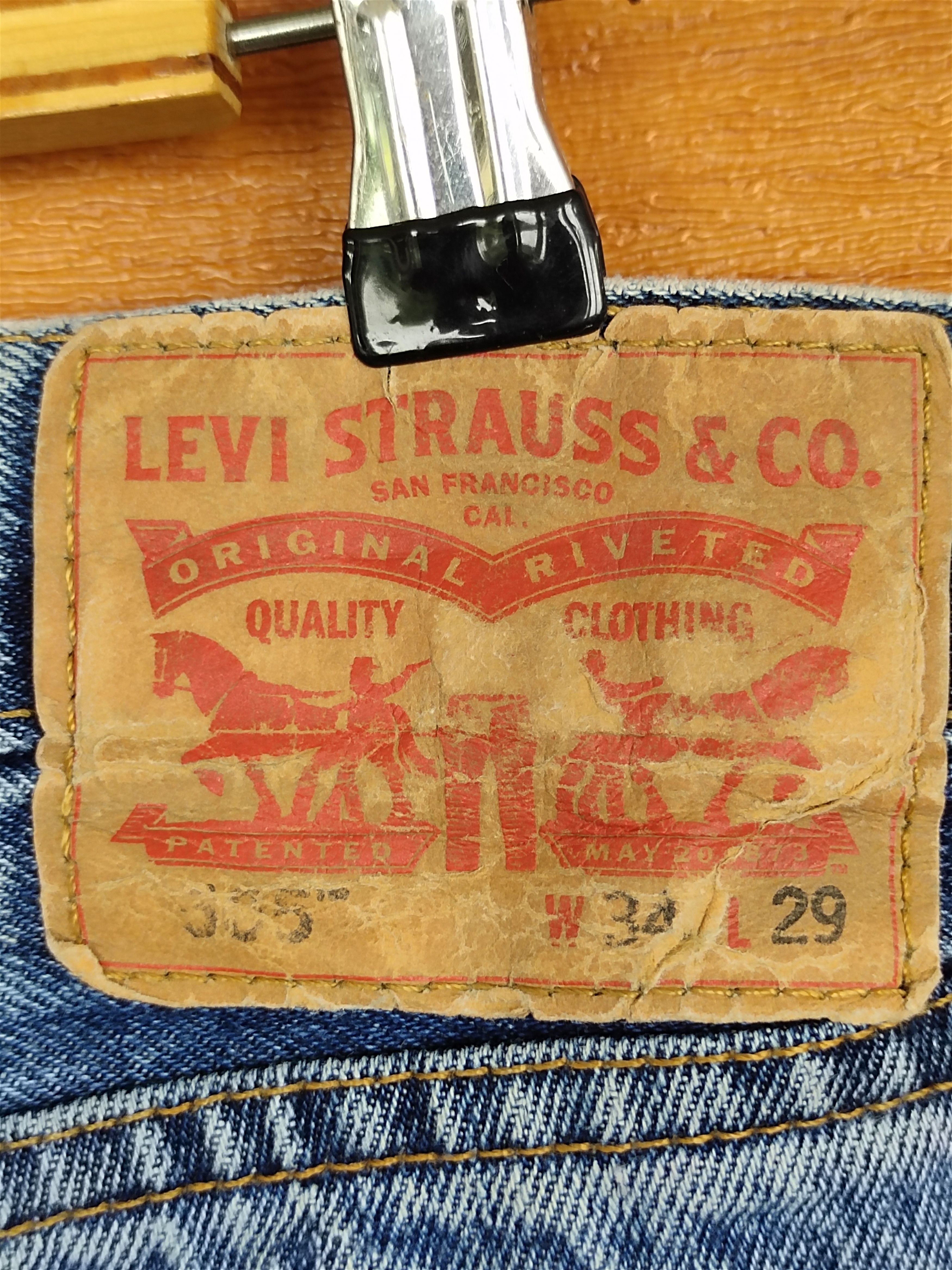 Levi's Vintage 90s Levi's 505 Sandwash Denim Jeans Size US 34 / EU 50 - 10 Thumbnail