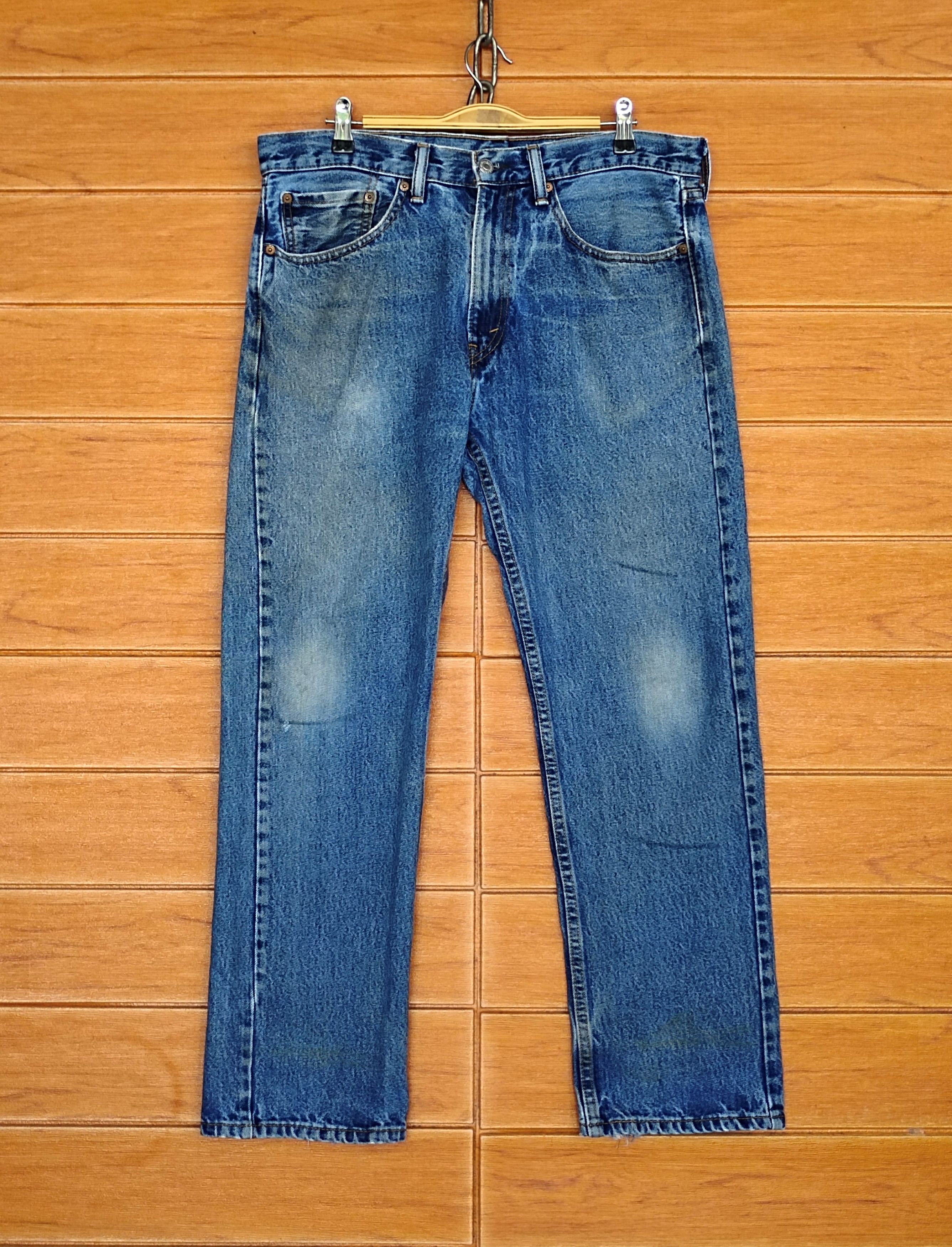 Levi's Vintage 90s Levi's 505 Sandwash Denim Jeans Size US 34 / EU 50 - 2 Thumbnail