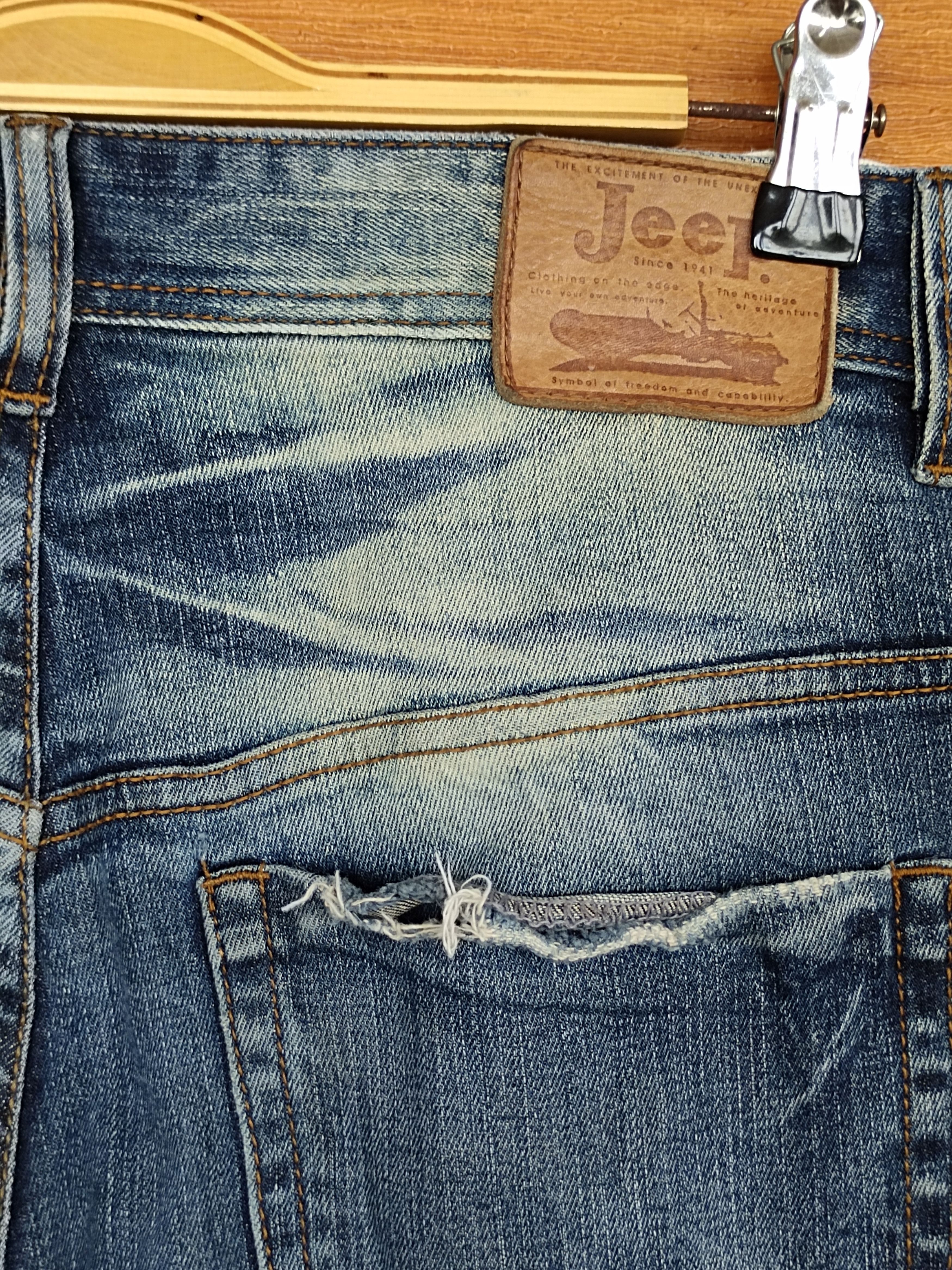 PPFM Vintage Jeep Japan Distressed Denim Jeans Ppfm Undercover Size US 33 - 13 Thumbnail