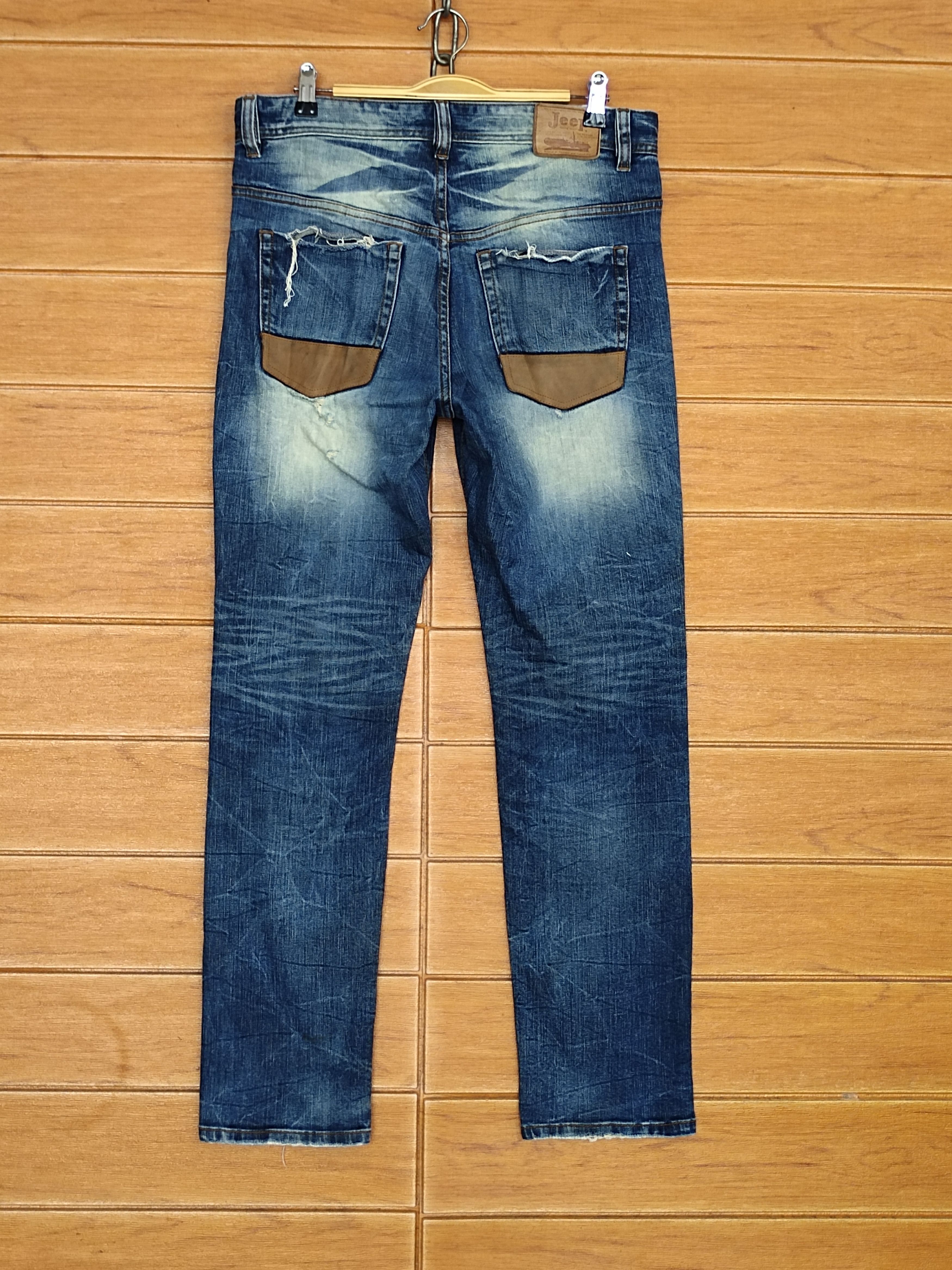 PPFM Vintage Jeep Japan Distressed Denim Jeans Ppfm Undercover Size US 33 - 11 Thumbnail