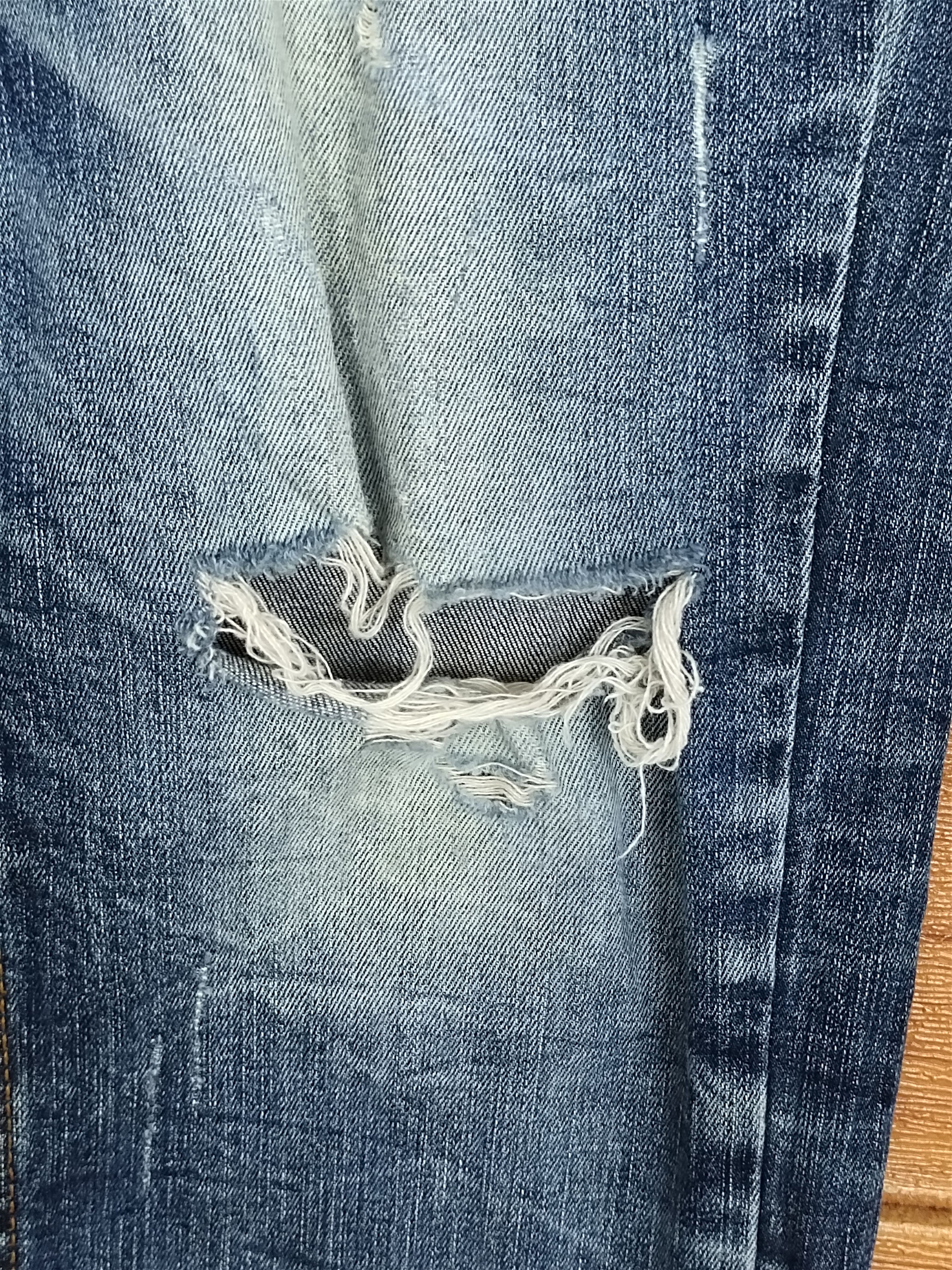 PPFM Vintage Jeep Japan Distressed Denim Jeans Ppfm Undercover Size US 33 - 3 Thumbnail