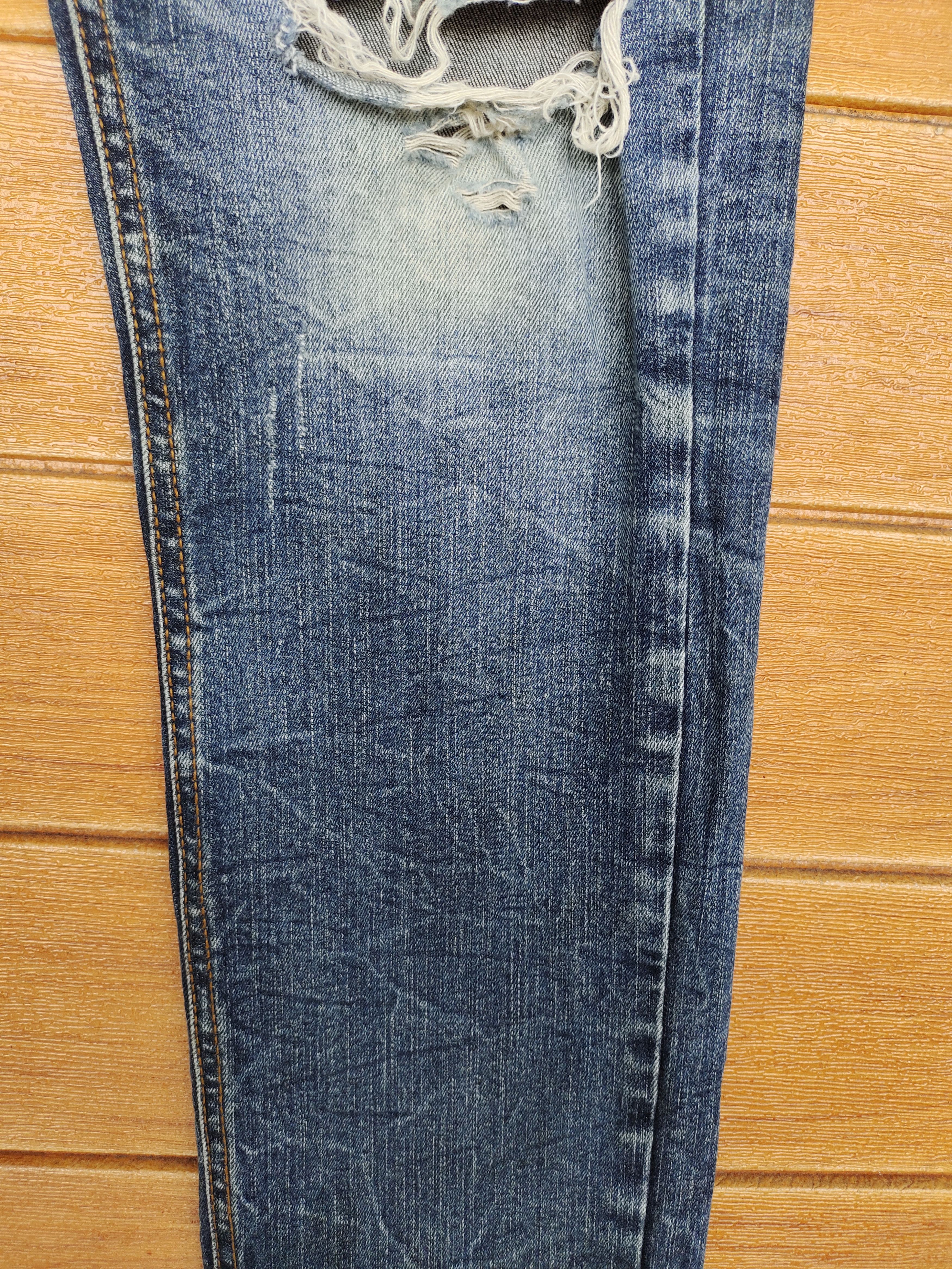 PPFM Vintage Jeep Japan Distressed Denim Jeans Ppfm Undercover Size US 33 - 7 Thumbnail