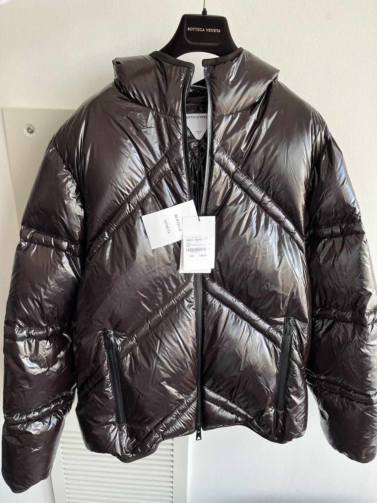 Bottega Veneta $2,700 Super Runway Bottega Coat Goose Down Size US M / EU 48-50 / 2 - 20 Thumbnail