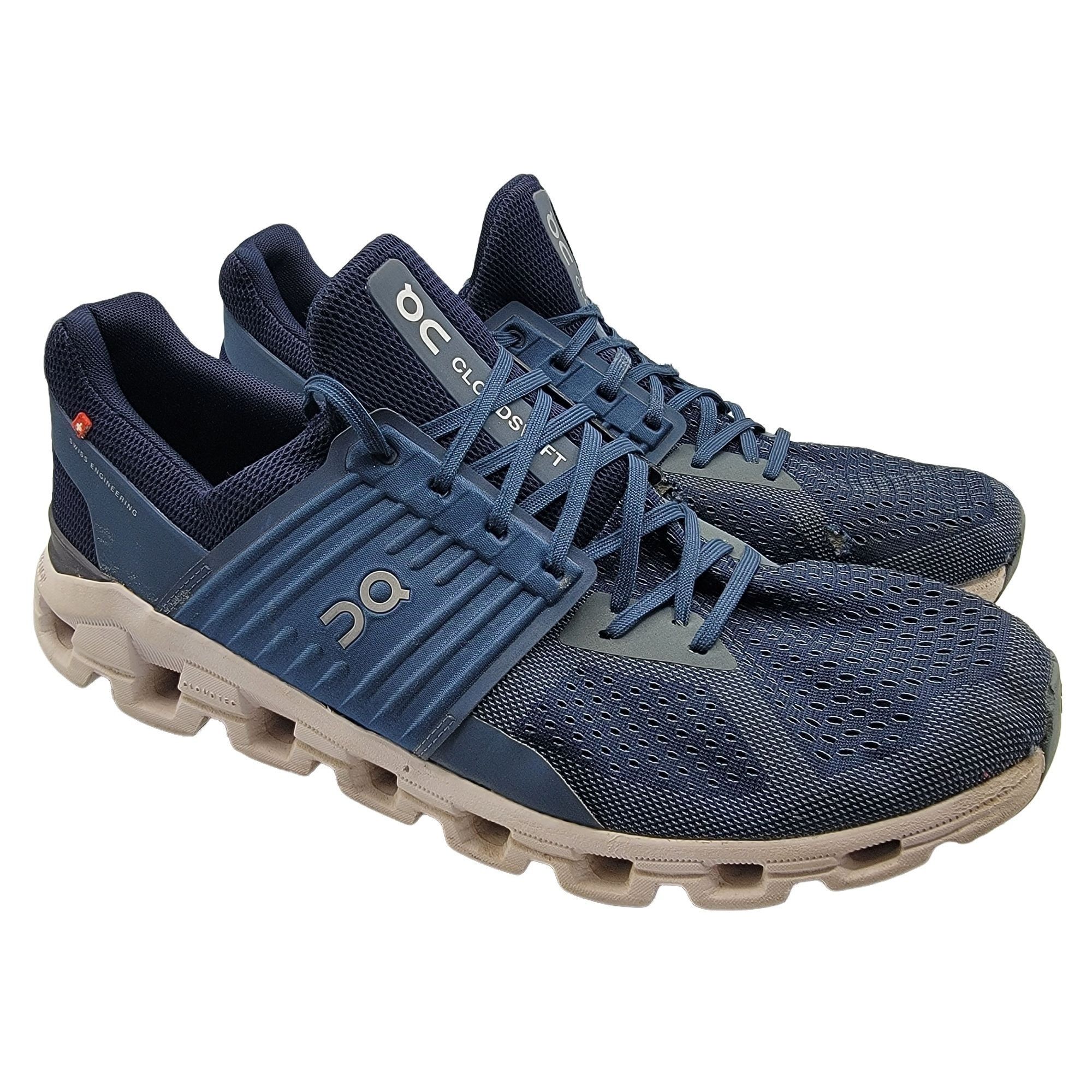 On Cloud Cloudswift Cloudtec Running Shoes Blue Helion Men’s