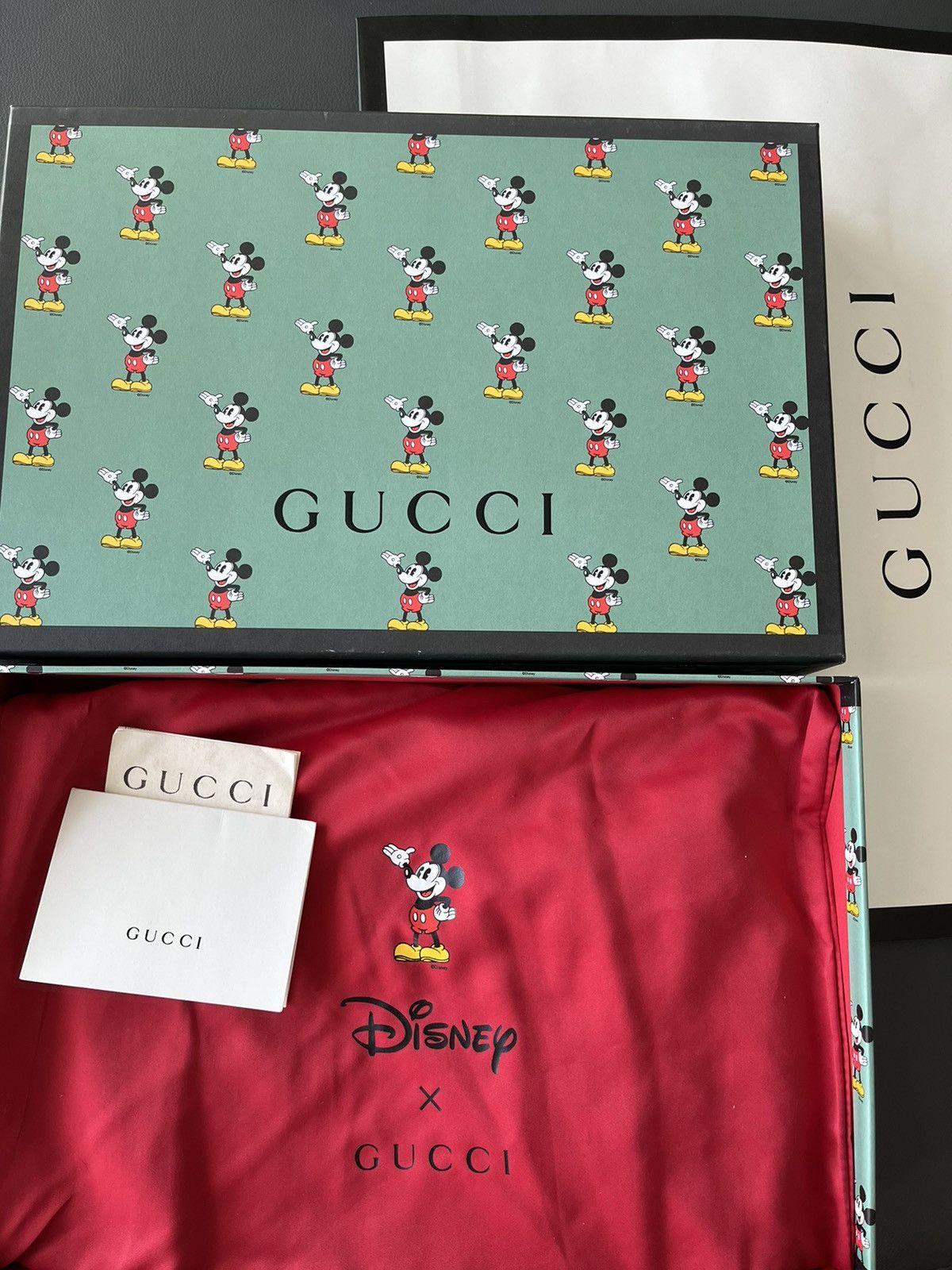 Disney × Gucci Super Runway Gucci x Disney Limited Edition Leather Pouch Size ONE SIZE - 9 Thumbnail