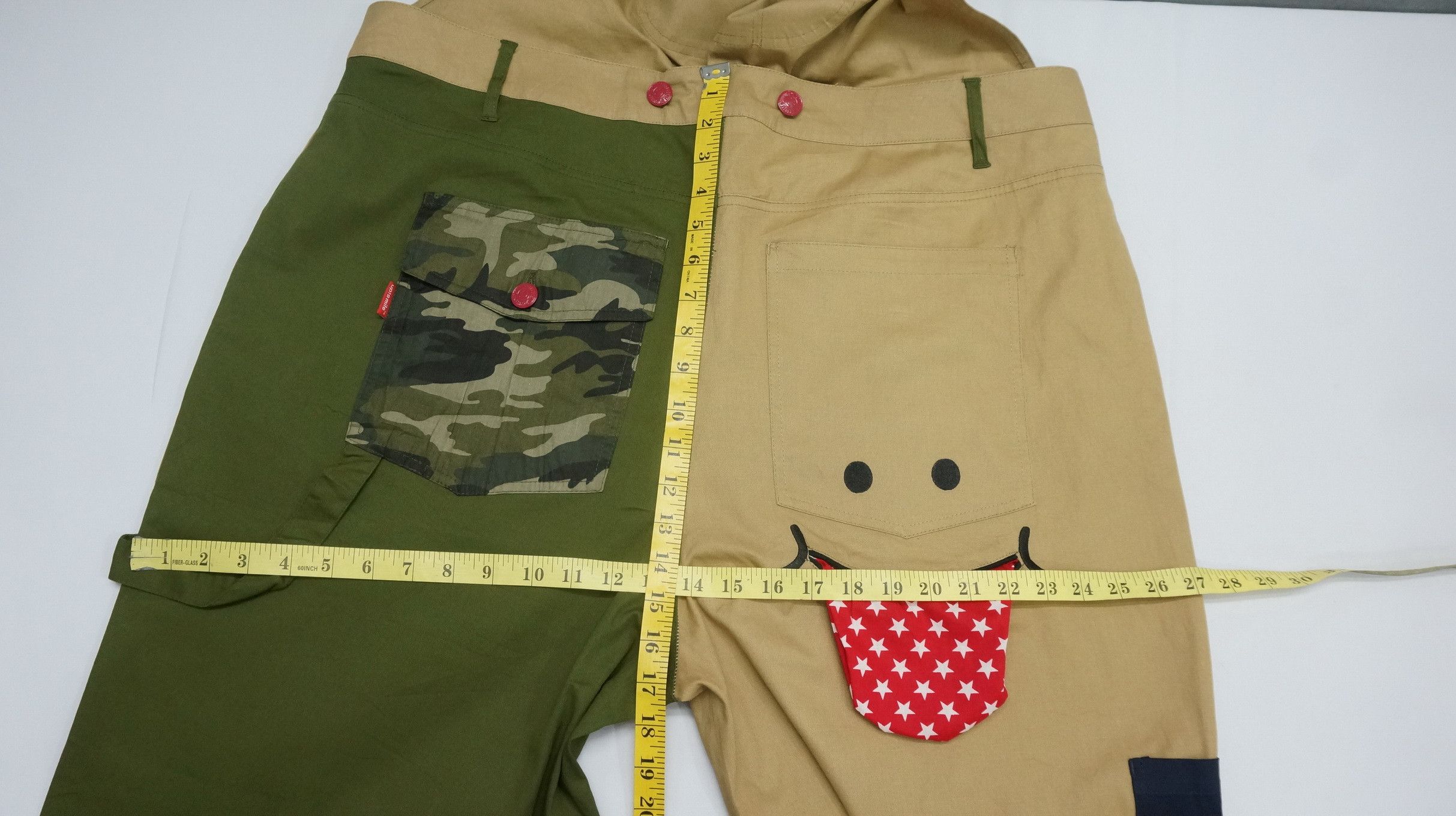 Japanese Brand Rare! UPSMILE Color Block Big Size Japan Overall ShipDHL Size US 44 / EU 60 - 18 Thumbnail