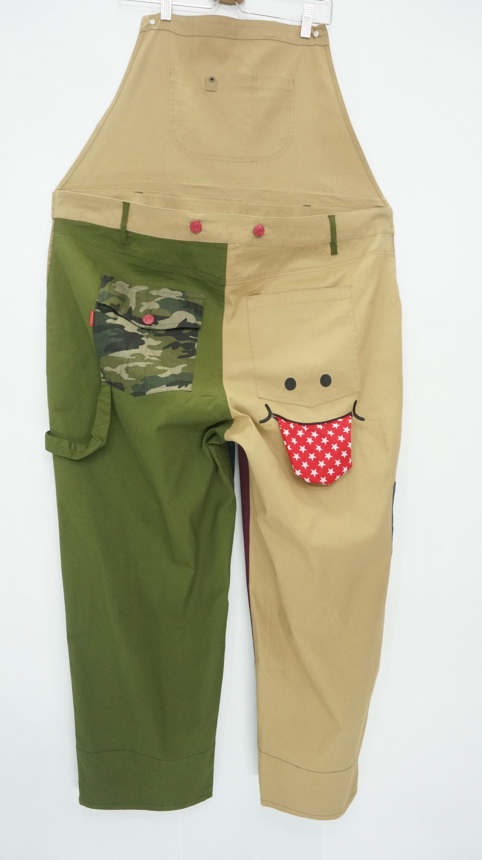 Japanese Brand Rare! UPSMILE Color Block Big Size Japan Overall ShipDHL Size US 44 / EU 60 - 1 Thumbnail