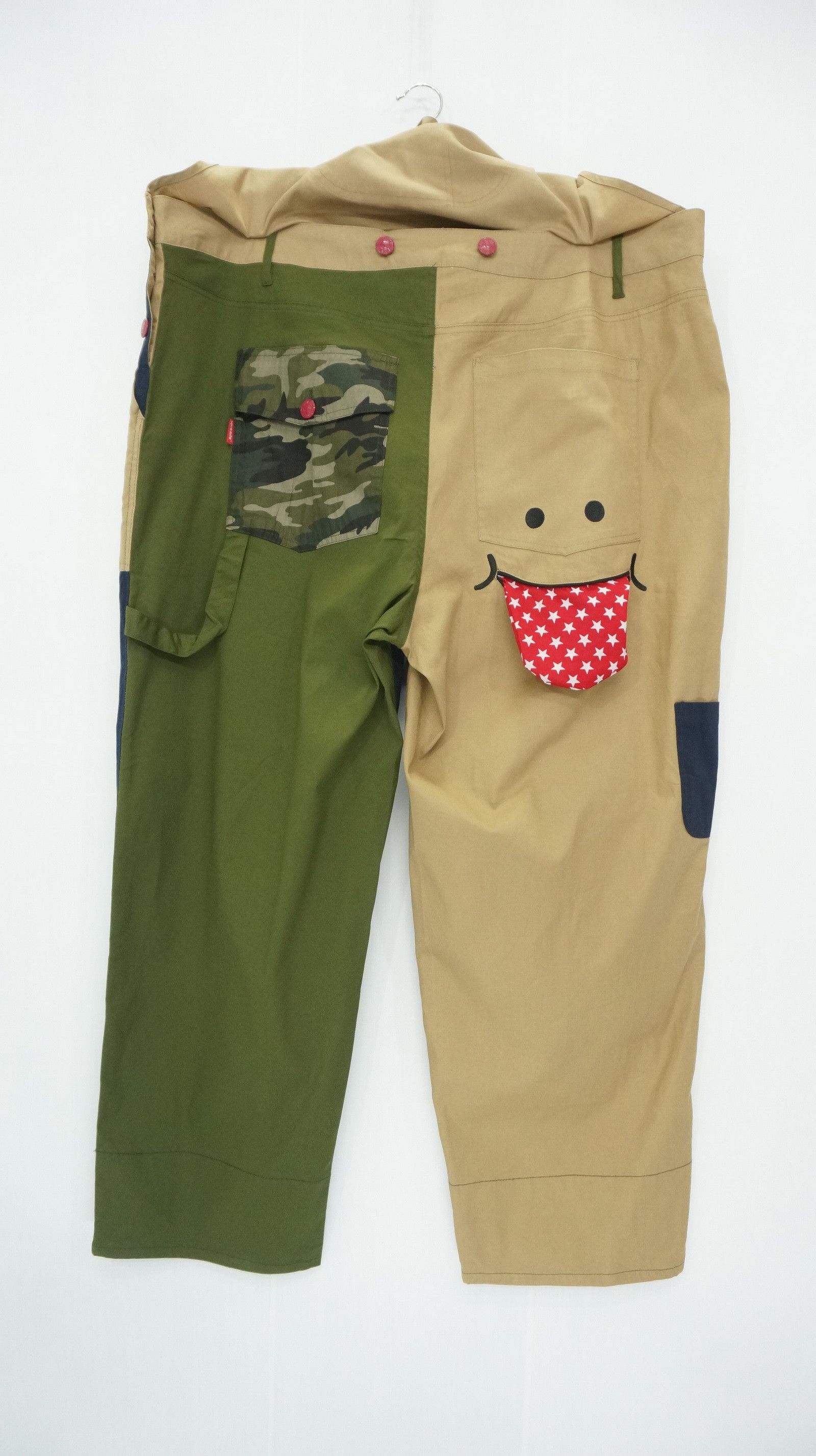 Japanese Brand Rare! UPSMILE Color Block Big Size Japan Overall ShipDHL Size US 44 / EU 60 - 3 Thumbnail