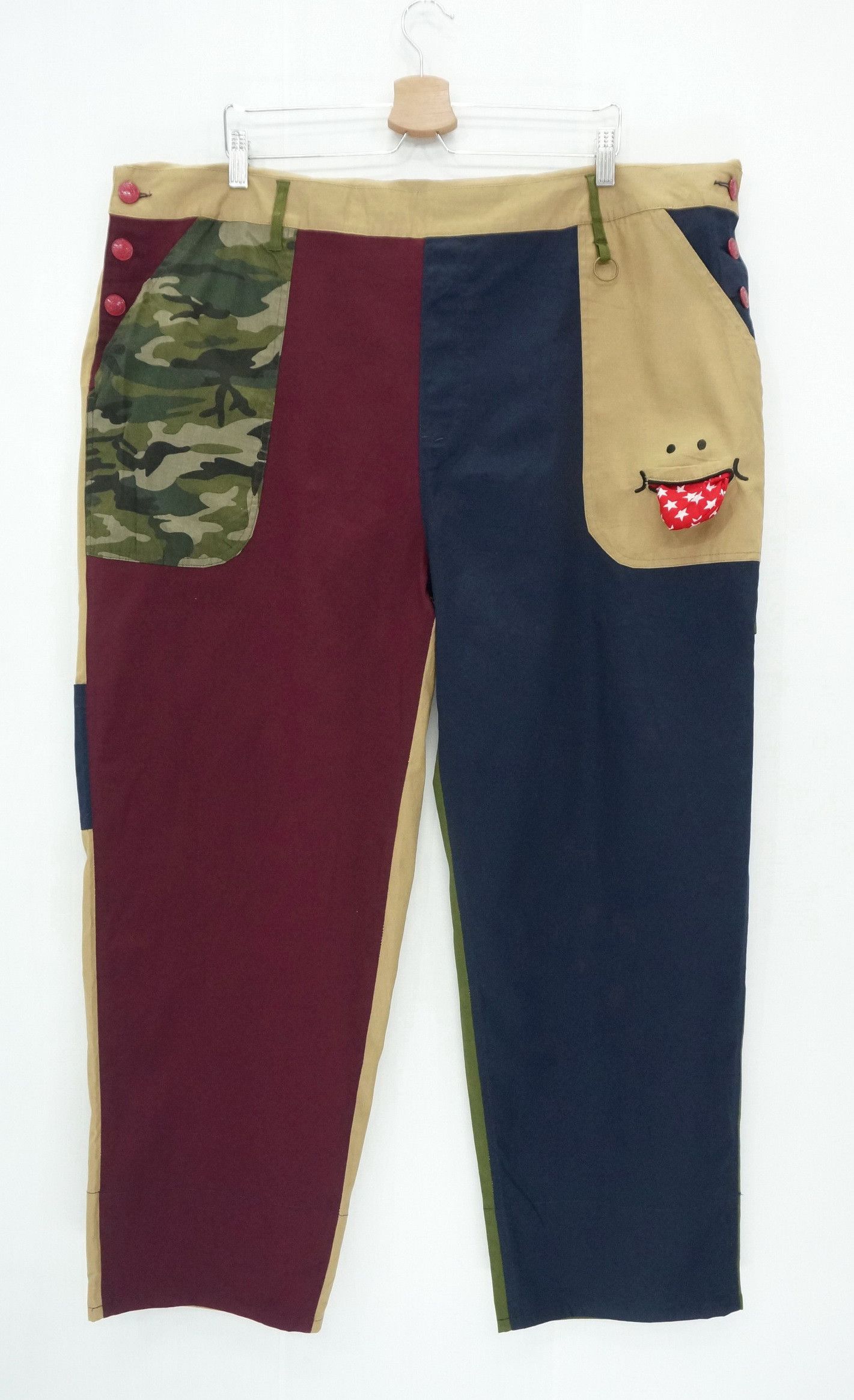 Japanese Brand Rare! UPSMILE Color Block Big Size Japan Overall ShipDHL Size US 44 / EU 60 - 4 Thumbnail