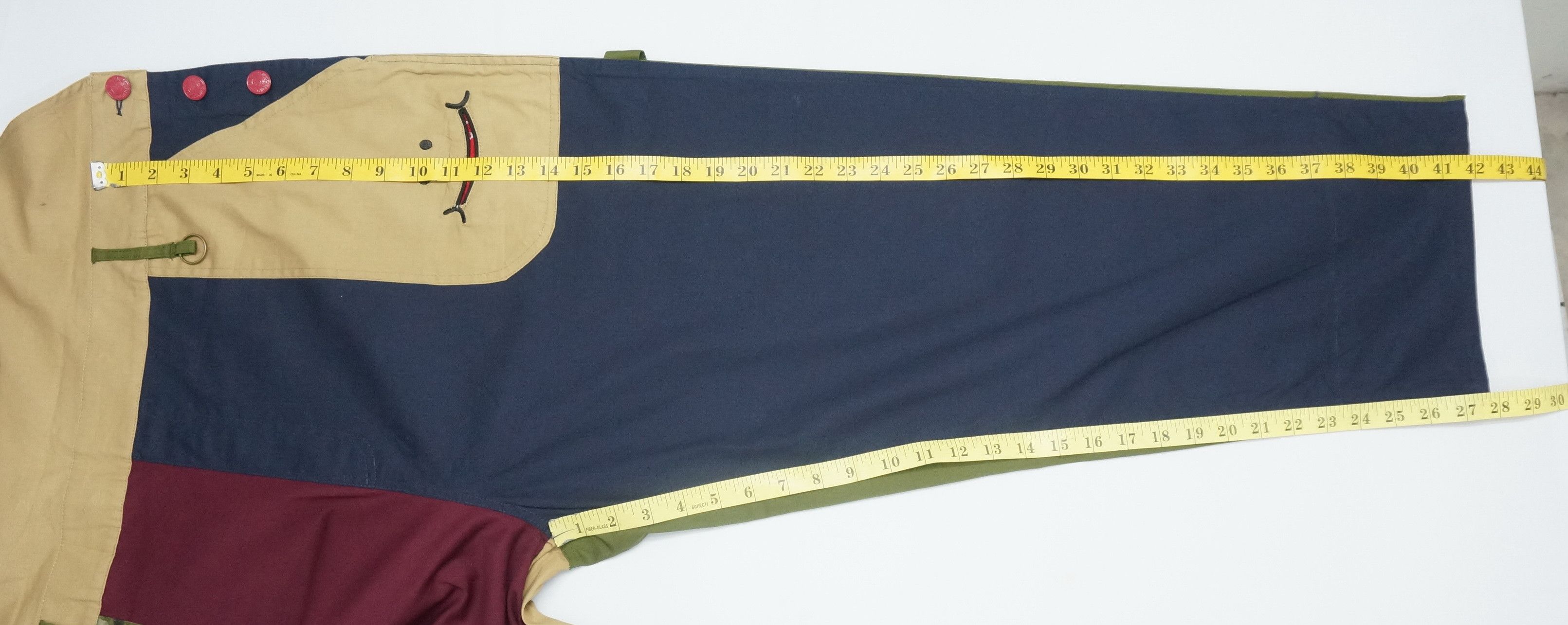 Japanese Brand Rare! UPSMILE Color Block Big Size Japan Overall ShipDHL Size US 44 / EU 60 - 15 Thumbnail