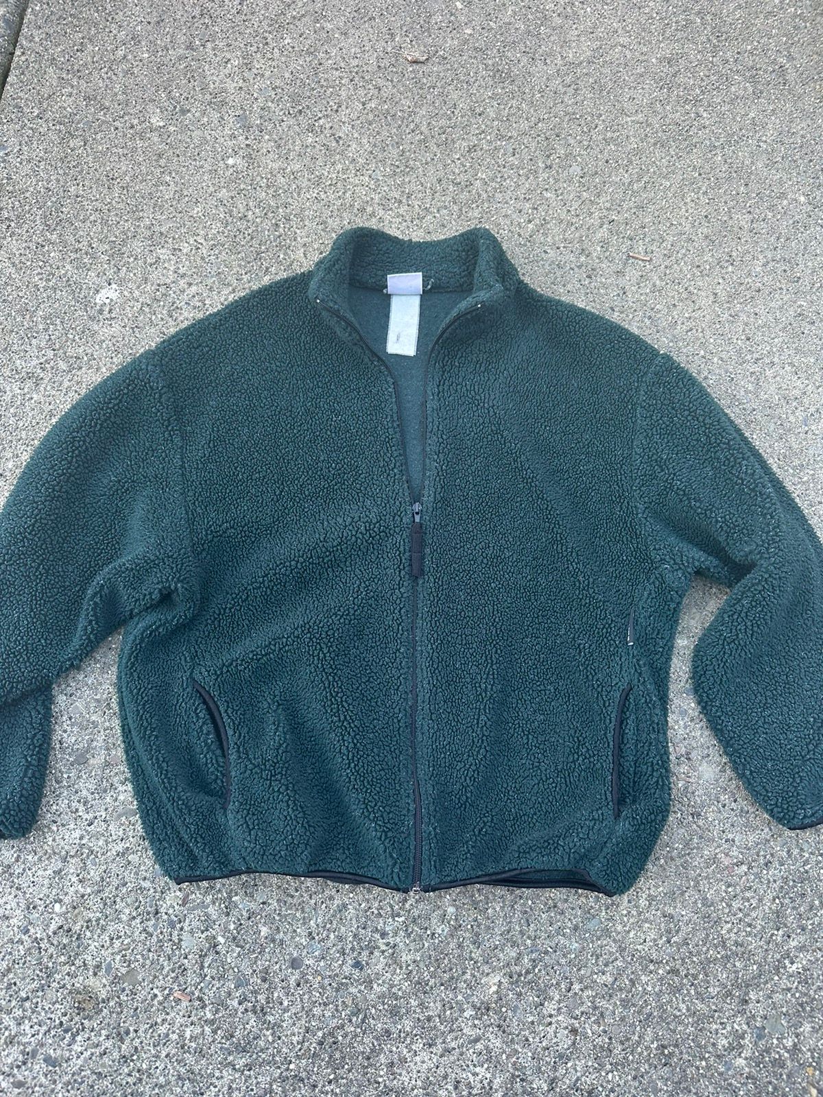 Vintage Vintage Speedo Fleece Jacket- Made in USA Forrest Green Size US M / EU 48-50 / 2 - 1 Preview
