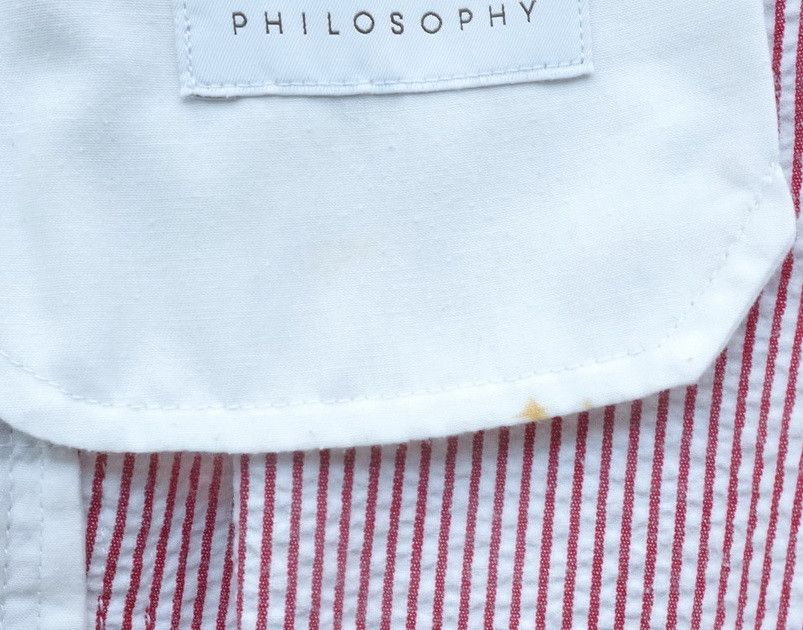 Japanese Brand 🔥MACKINTOSH PHILOSOPHY Seersucker Hickory Skinny Cargo Size US 29 - 25 Thumbnail