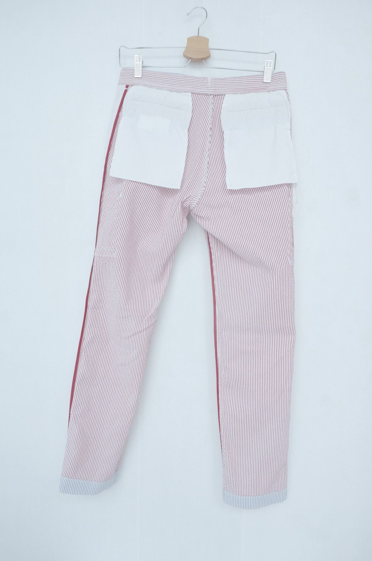 Japanese Brand 🔥MACKINTOSH PHILOSOPHY Seersucker Hickory Skinny Cargo Size US 29 - 13 Thumbnail