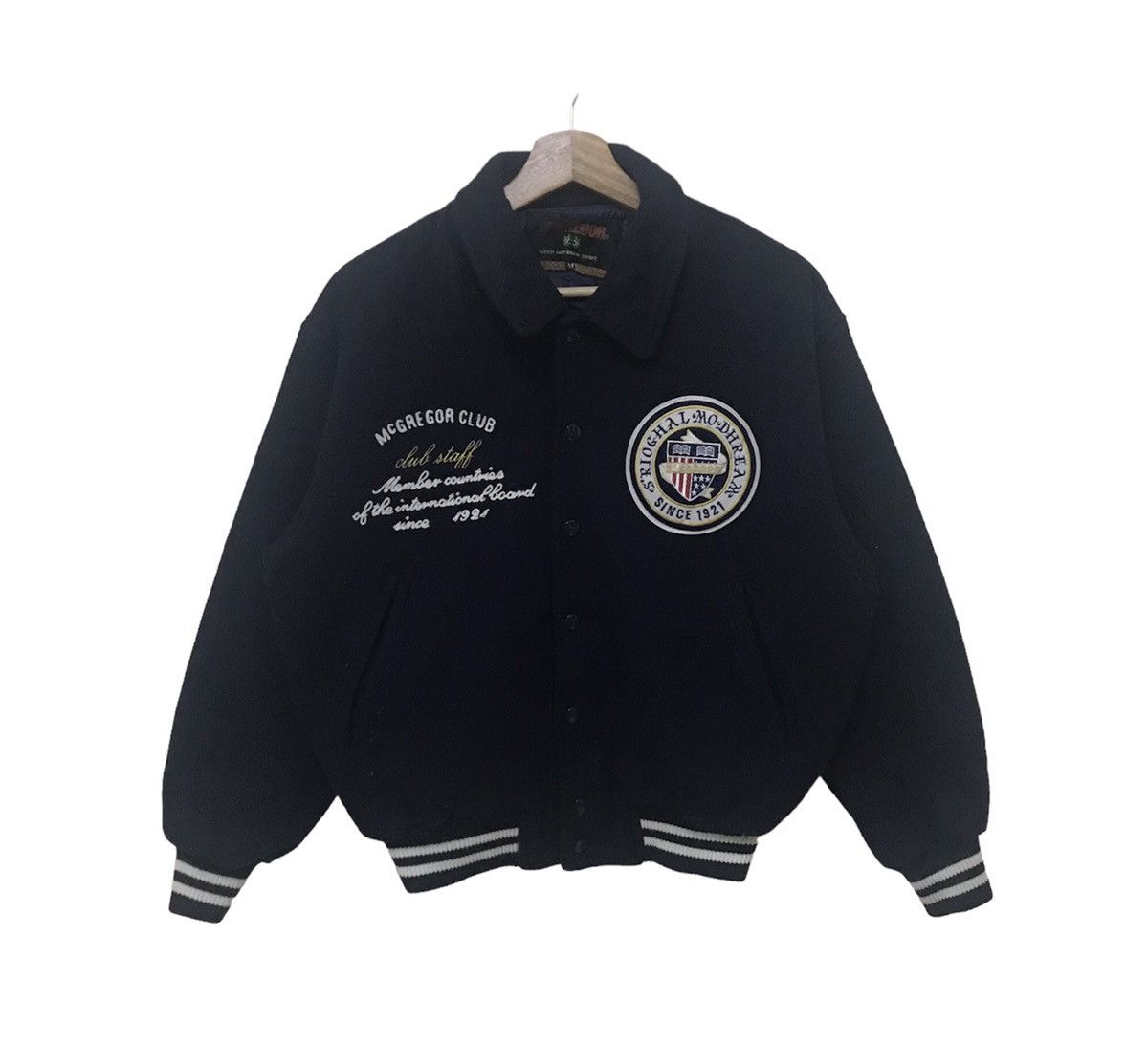 McGregor Vintage Mcgregor American Spirit Varsity Jacket Size US M / EU 48-50 / 2 - 2 Thumbnail