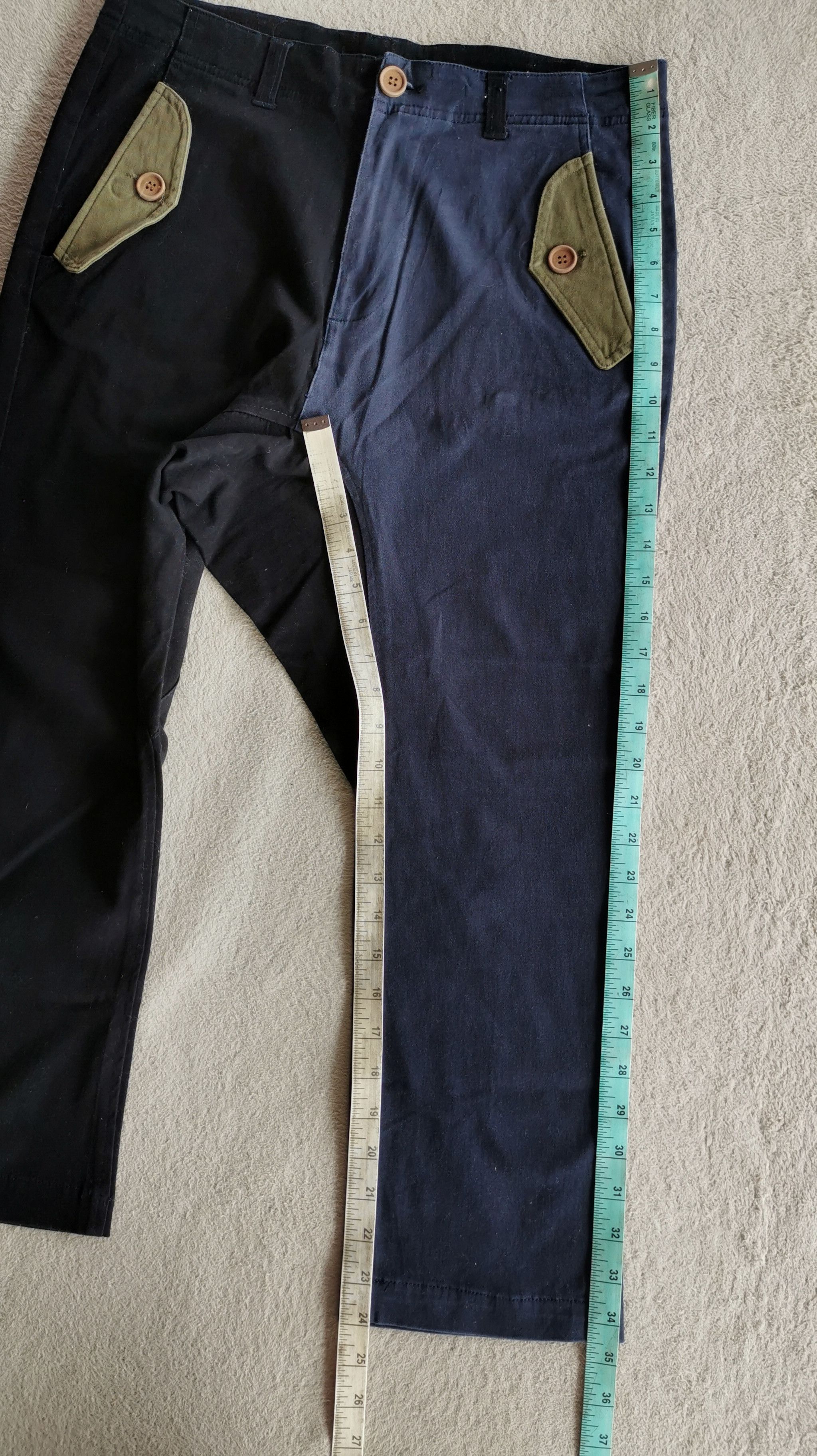 Kapital Bling Leads Japan Drop Crotch 3Quarters Pants Size US 32 / EU 48 - 9 Thumbnail