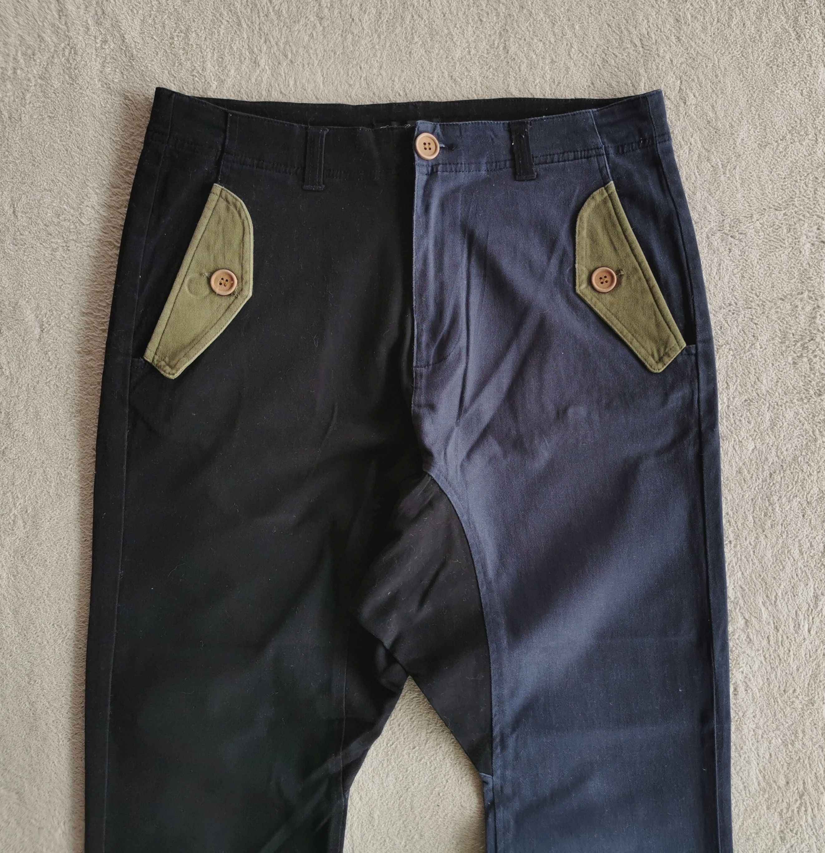 Kapital Bling Leads Japan Drop Crotch 3Quarters Pants Size US 32 / EU 48 - 1 Thumbnail