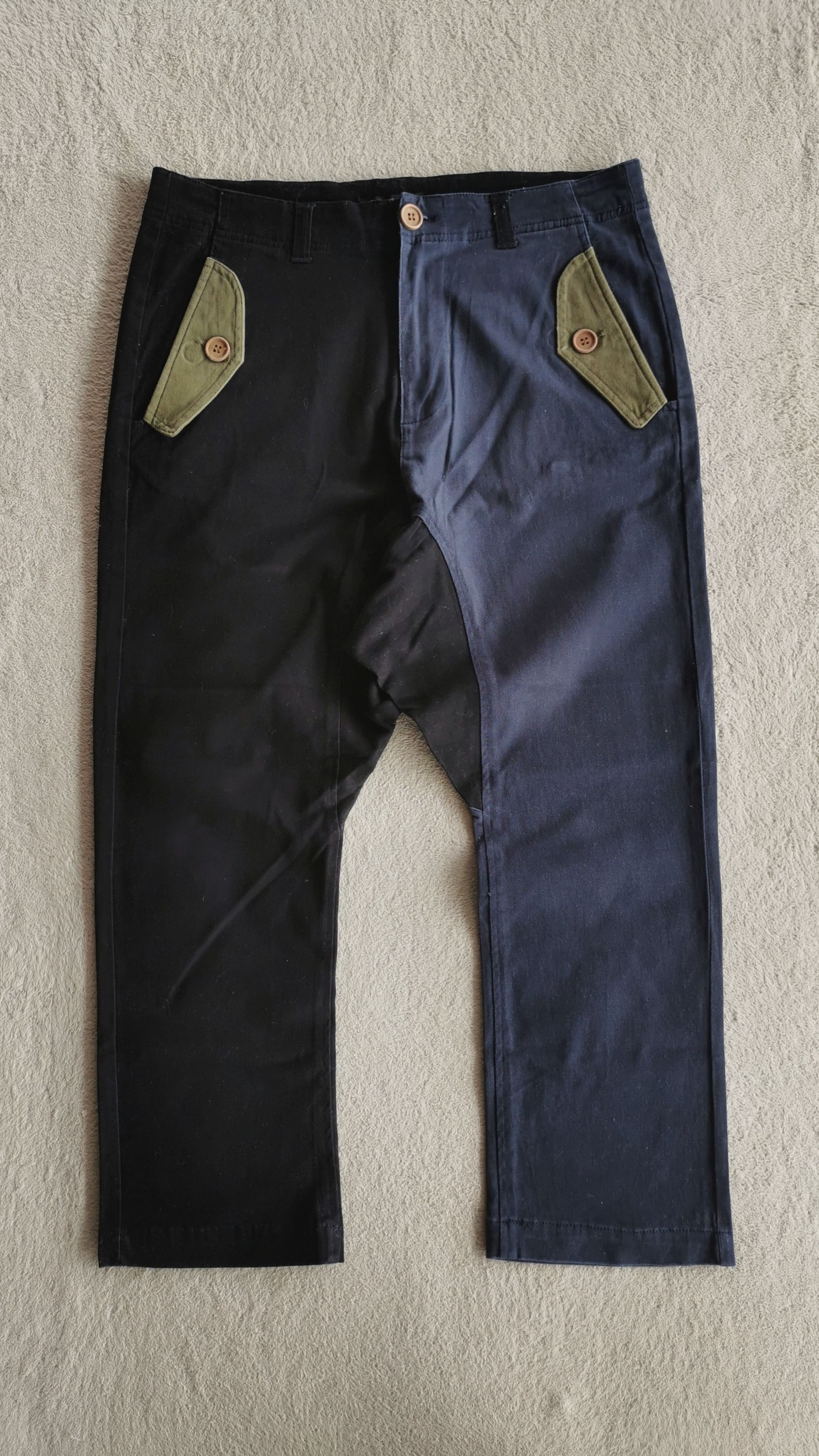 Kapital Bling Leads Japan Drop Crotch 3Quarters Pants Size US 32 / EU 48 - 2 Thumbnail