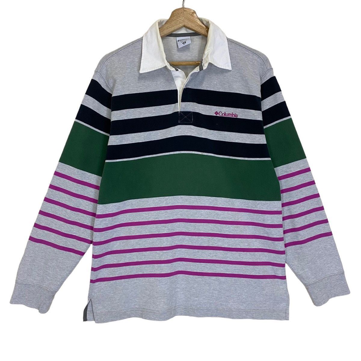 Columbia × Vintage Vintage Columbia Polo Rugby Small Logo Size US M / EU 48-50 / 2 - 1 Thumbnail