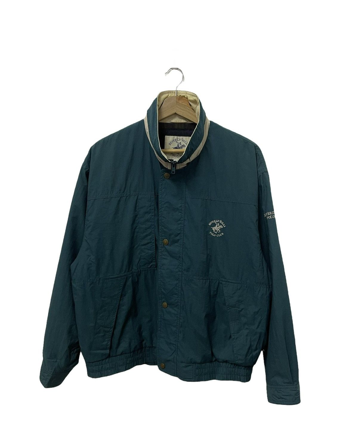 Beverly Hills Polo Club Vtg Beverly Hills Polo Club MiniLogo Embroidery Ligh Jacket Size US L / EU 52-54 / 3 - 1 Thumbnail