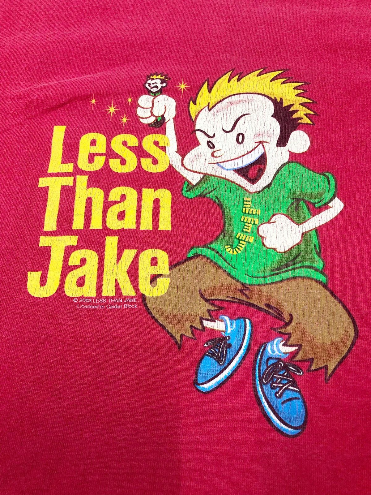 Band Tees × Vintage Vintage Less Than Jack 2003 by Cinder block Size US M / EU 48-50 / 2 - 8 Thumbnail