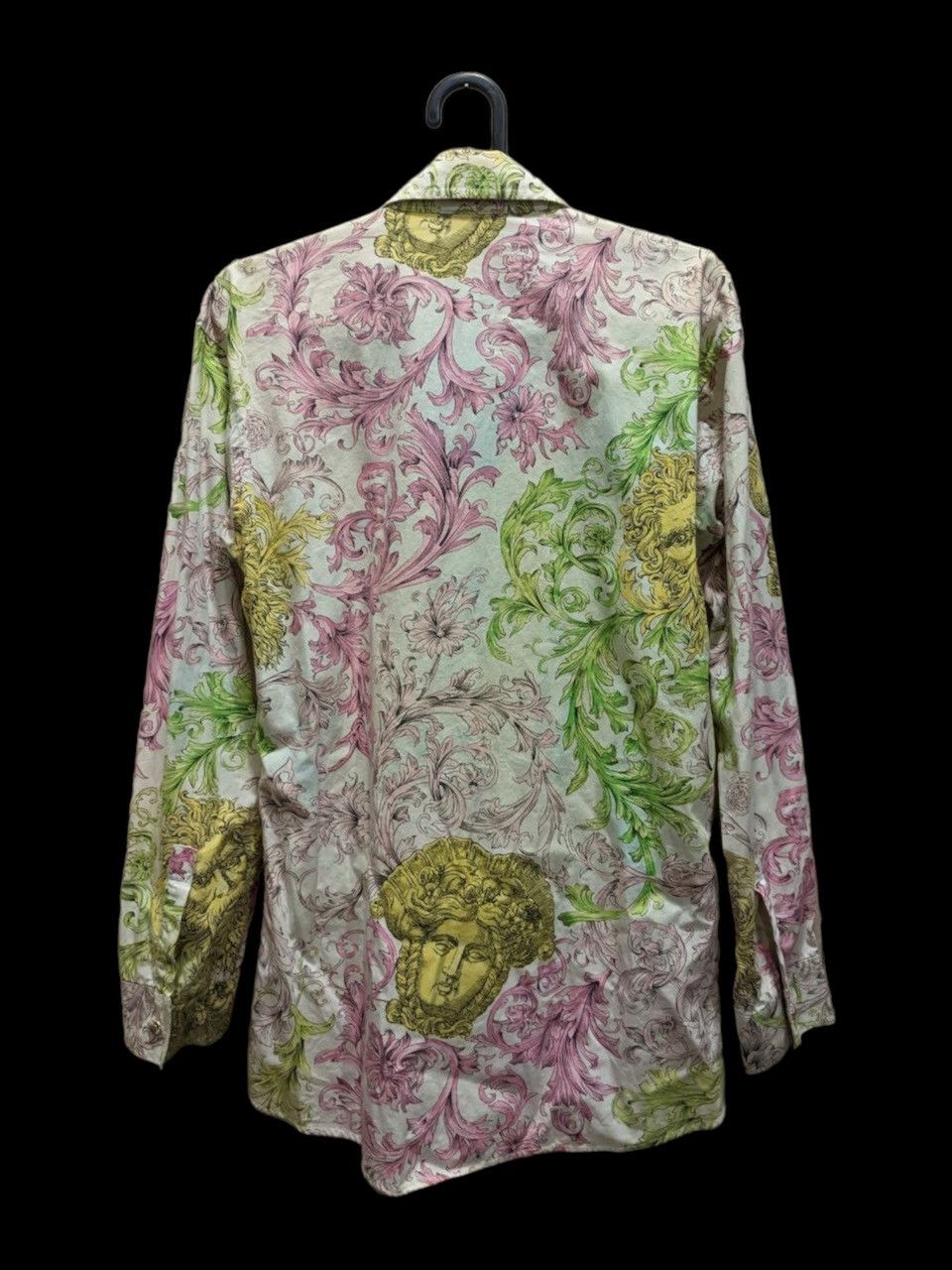 Other S/S 1973 G. VERSACE ALLOVER FULLPRINT PASTEL BAROQUE MEDUSA Size US XS / EU 42 / 0 - 7 Thumbnail
