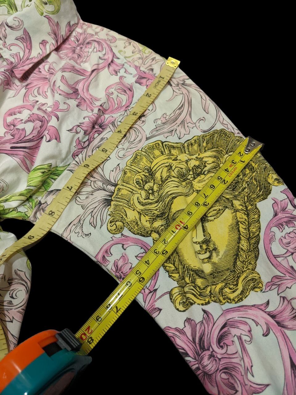 Other S/S 1973 G. VERSACE ALLOVER FULLPRINT PASTEL BAROQUE MEDUSA Size US XS / EU 42 / 0 - 14 Thumbnail