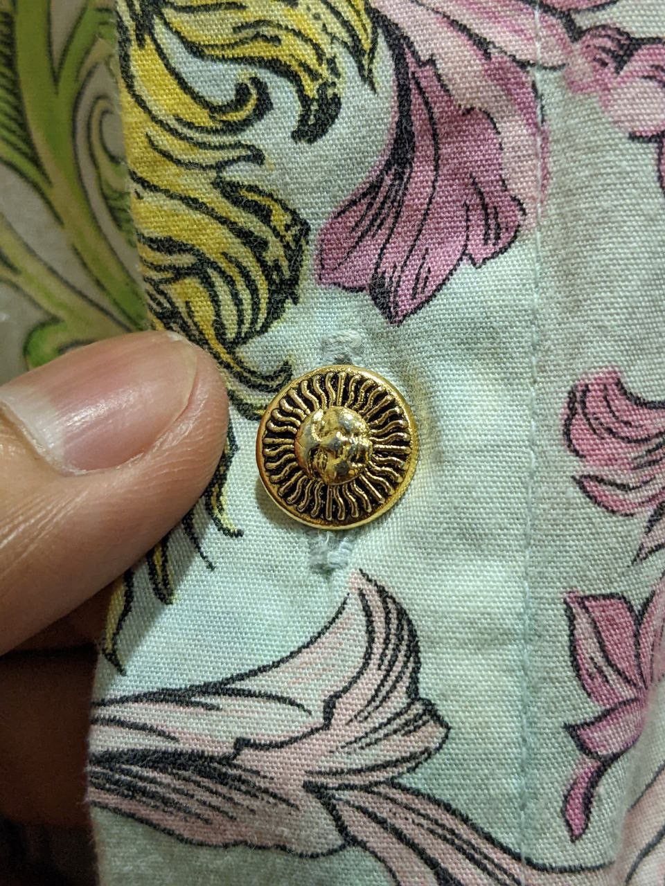 Other S/S 1973 G. VERSACE ALLOVER FULLPRINT PASTEL BAROQUE MEDUSA Size US XS / EU 42 / 0 - 22 Thumbnail