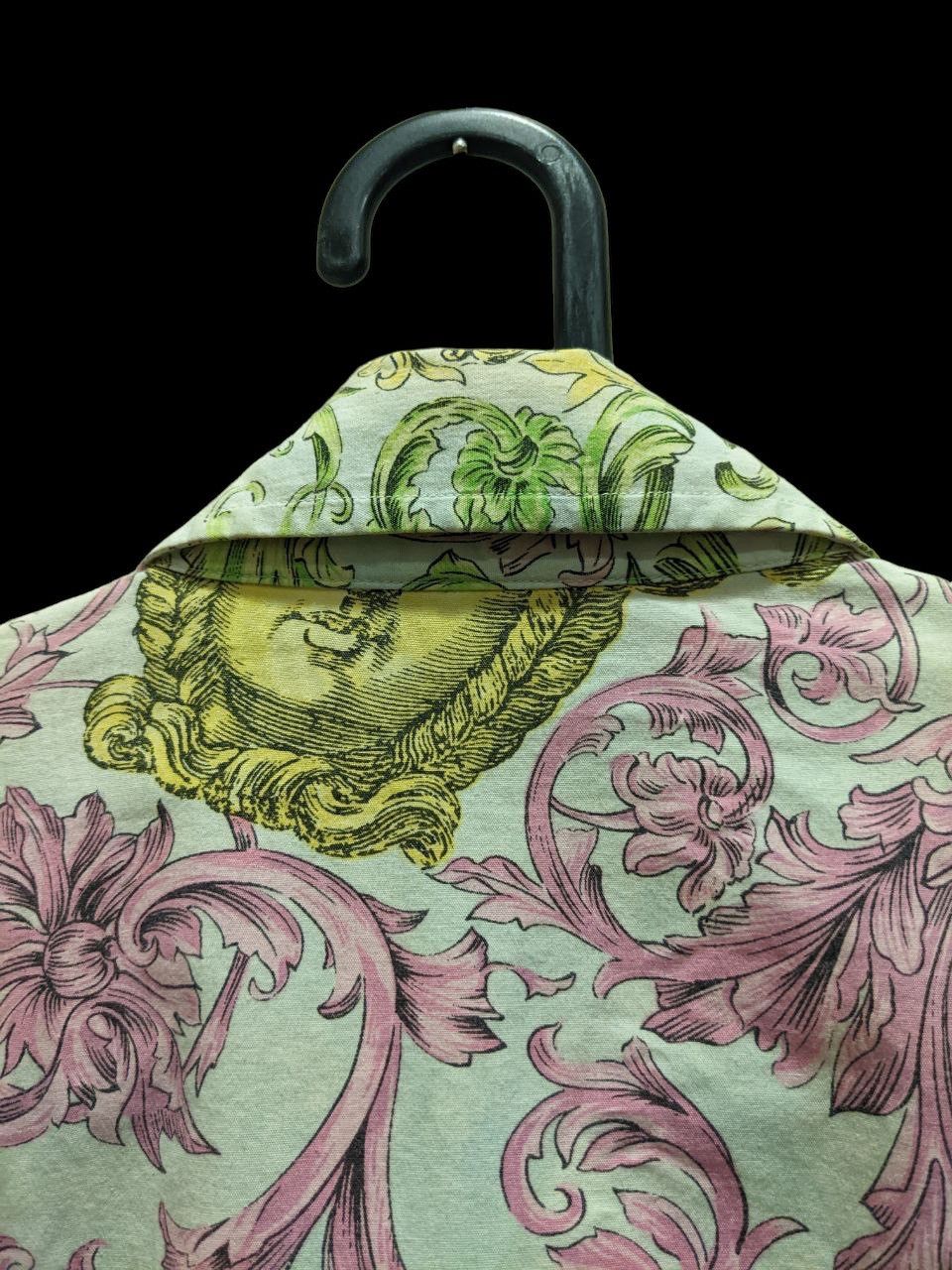 Other S/S 1973 G. VERSACE ALLOVER FULLPRINT PASTEL BAROQUE MEDUSA Size US XS / EU 42 / 0 - 10 Thumbnail