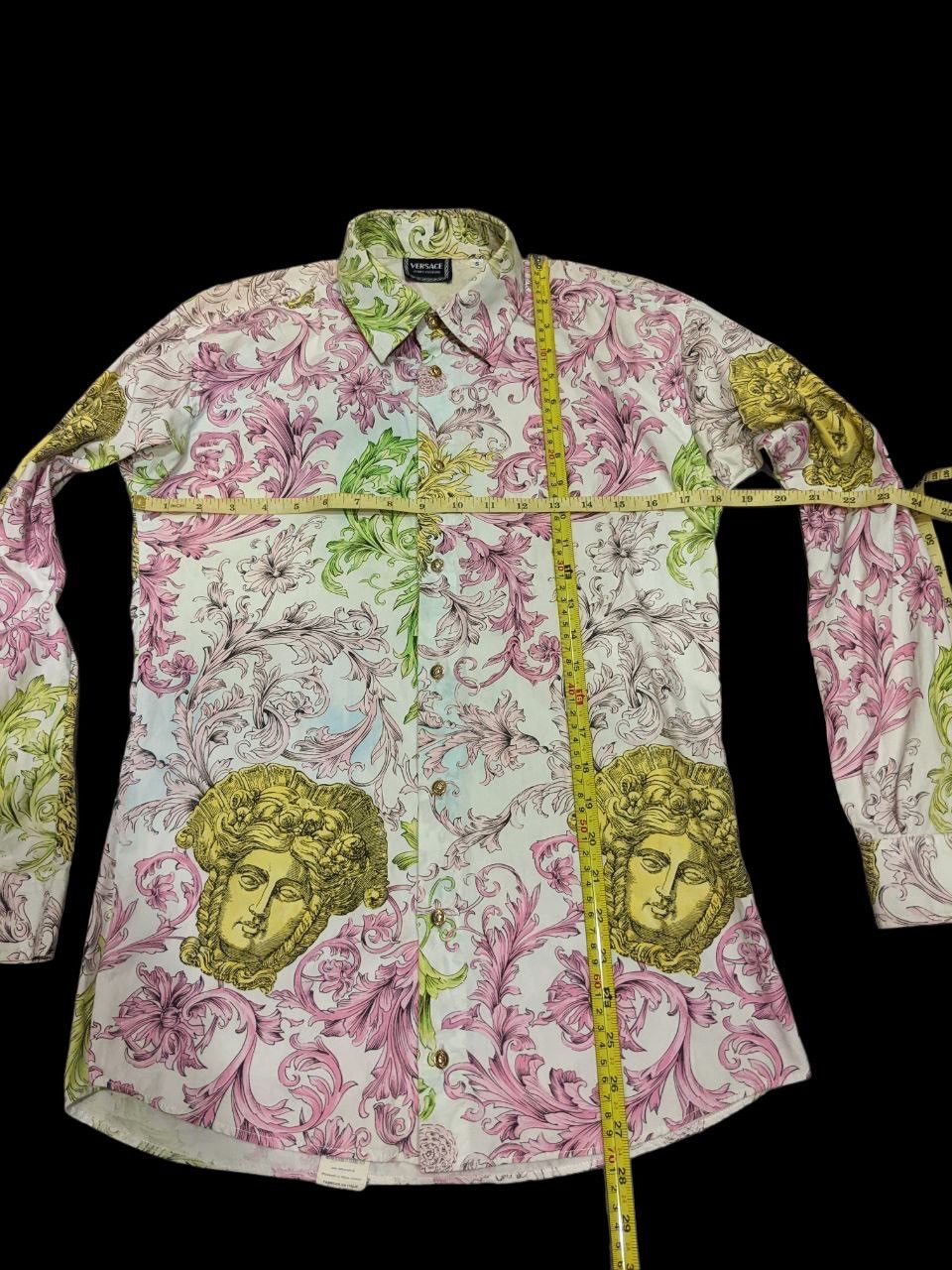 Other S/S 1973 G. VERSACE ALLOVER FULLPRINT PASTEL BAROQUE MEDUSA Size US XS / EU 42 / 0 - 12 Thumbnail