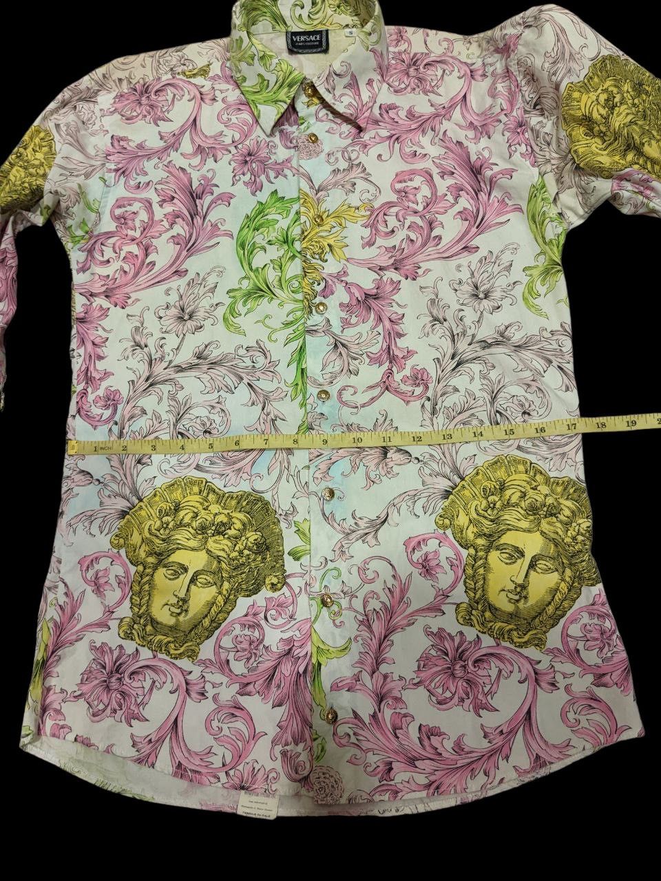 Other S/S 1973 G. VERSACE ALLOVER FULLPRINT PASTEL BAROQUE MEDUSA Size US XS / EU 42 / 0 - 21 Thumbnail
