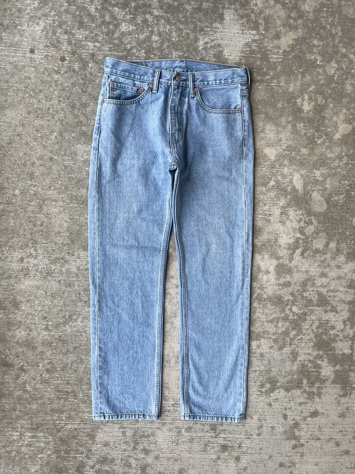 Levi's Levi’s 505 Light Wash Denim Jeans Size US 31 - 1 Thumbnail