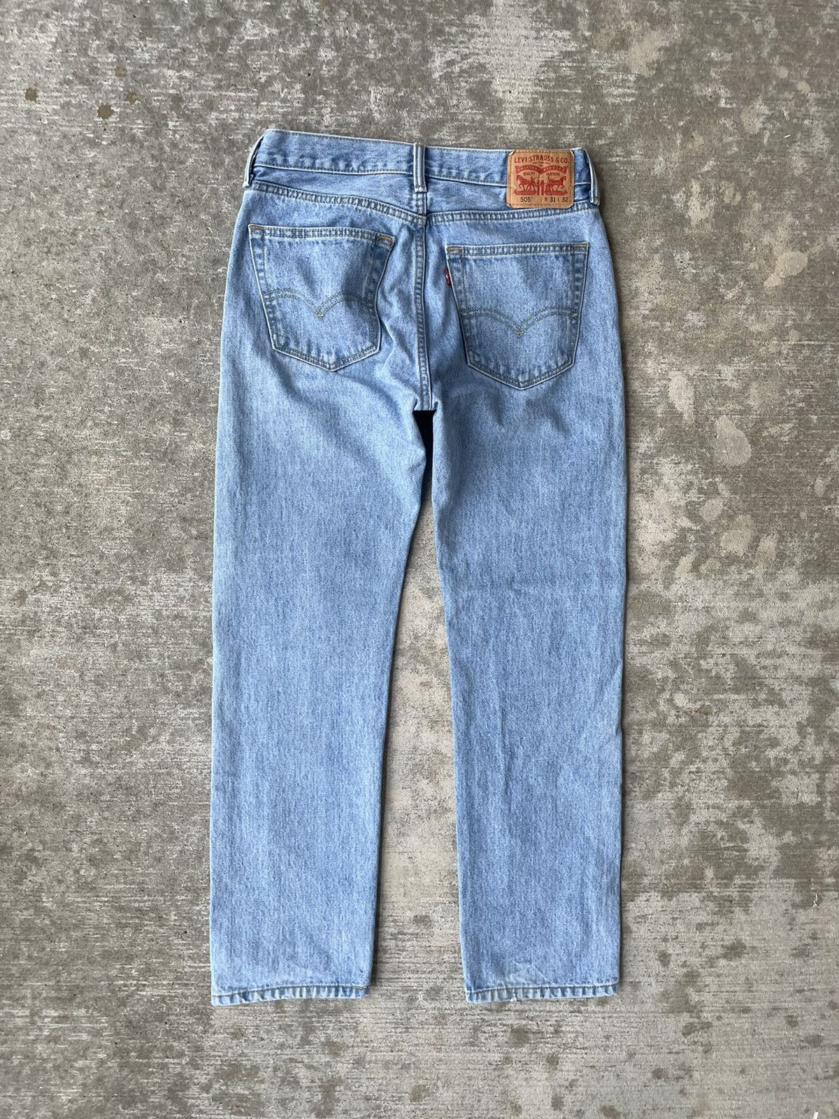Levi's Levi’s 505 Light Wash Denim Jeans Size US 31 - 4 Thumbnail