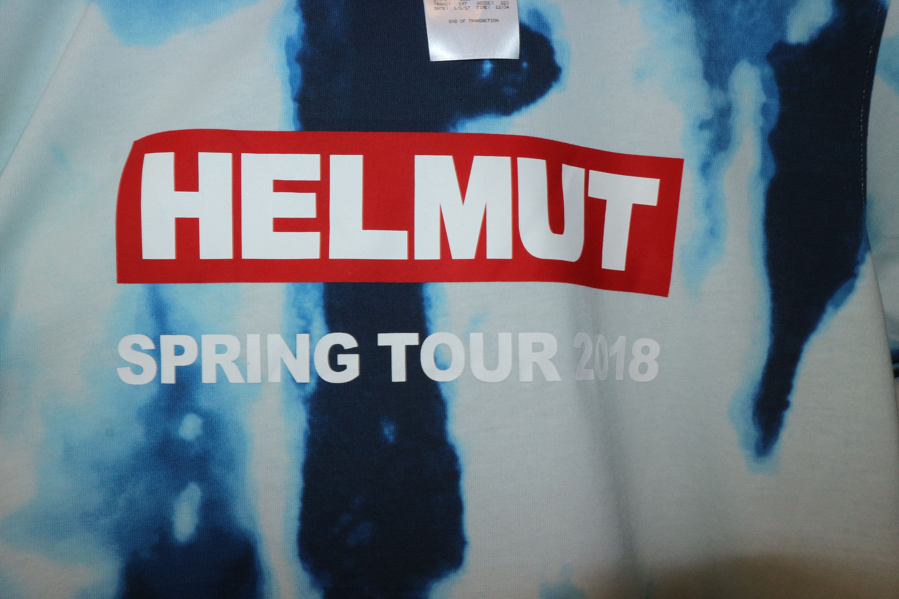 Helmut Lang Spring tour 2018 logo t-shirt Size US XS / EU 42 / 0 - 4 Thumbnail